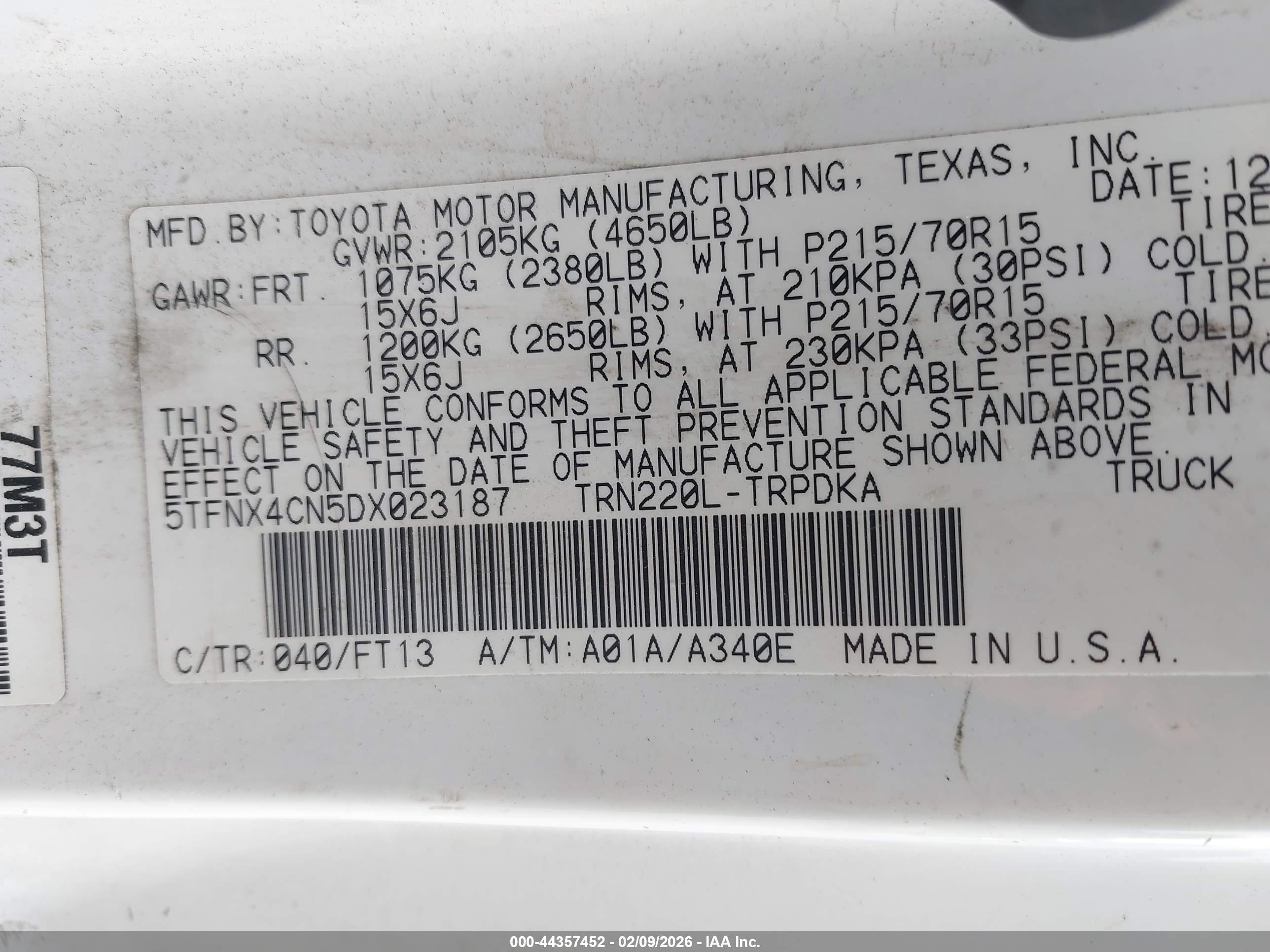 TOYOTA TACOMA image 9