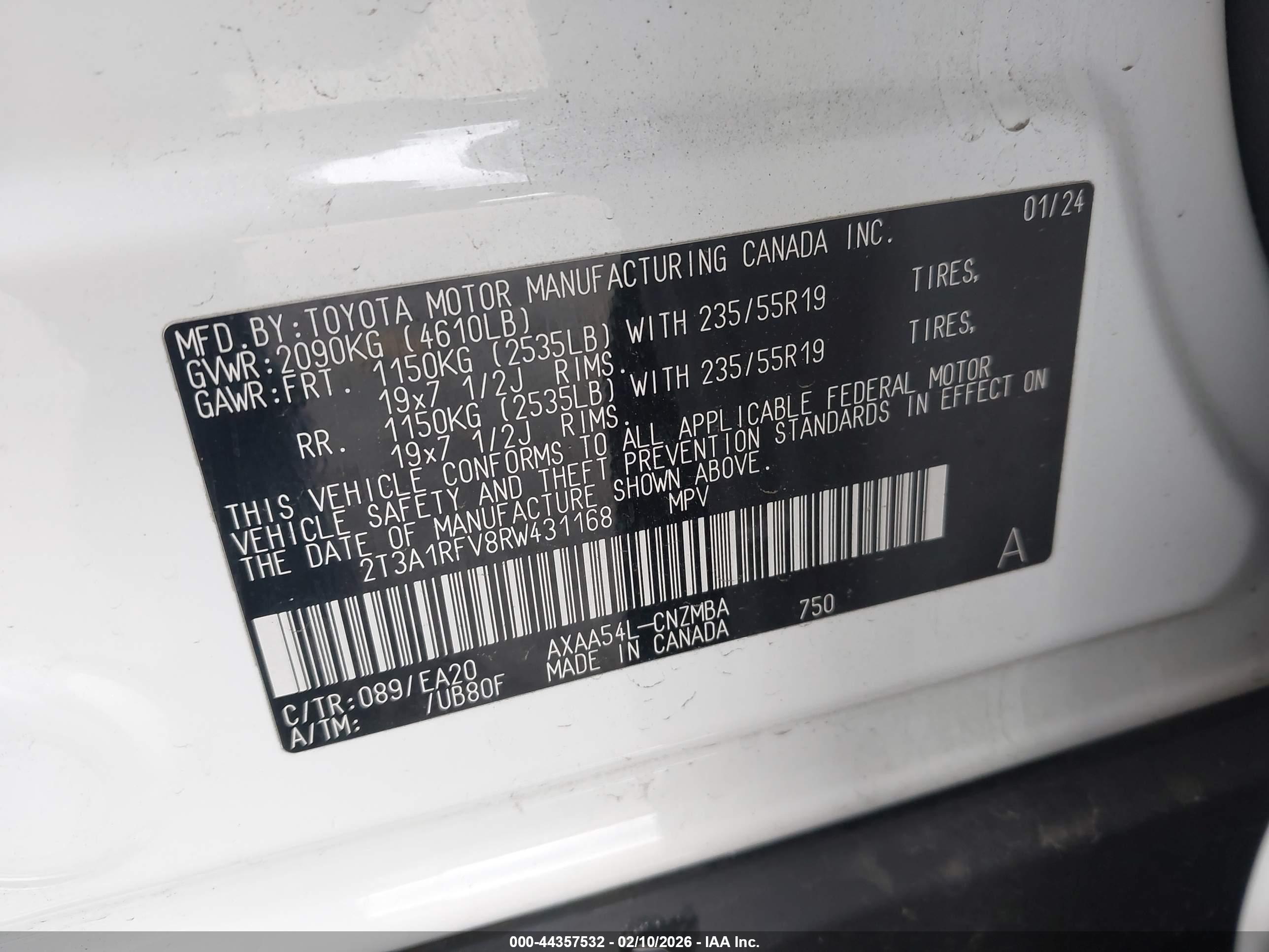 TOYOTA RAV4 image 9