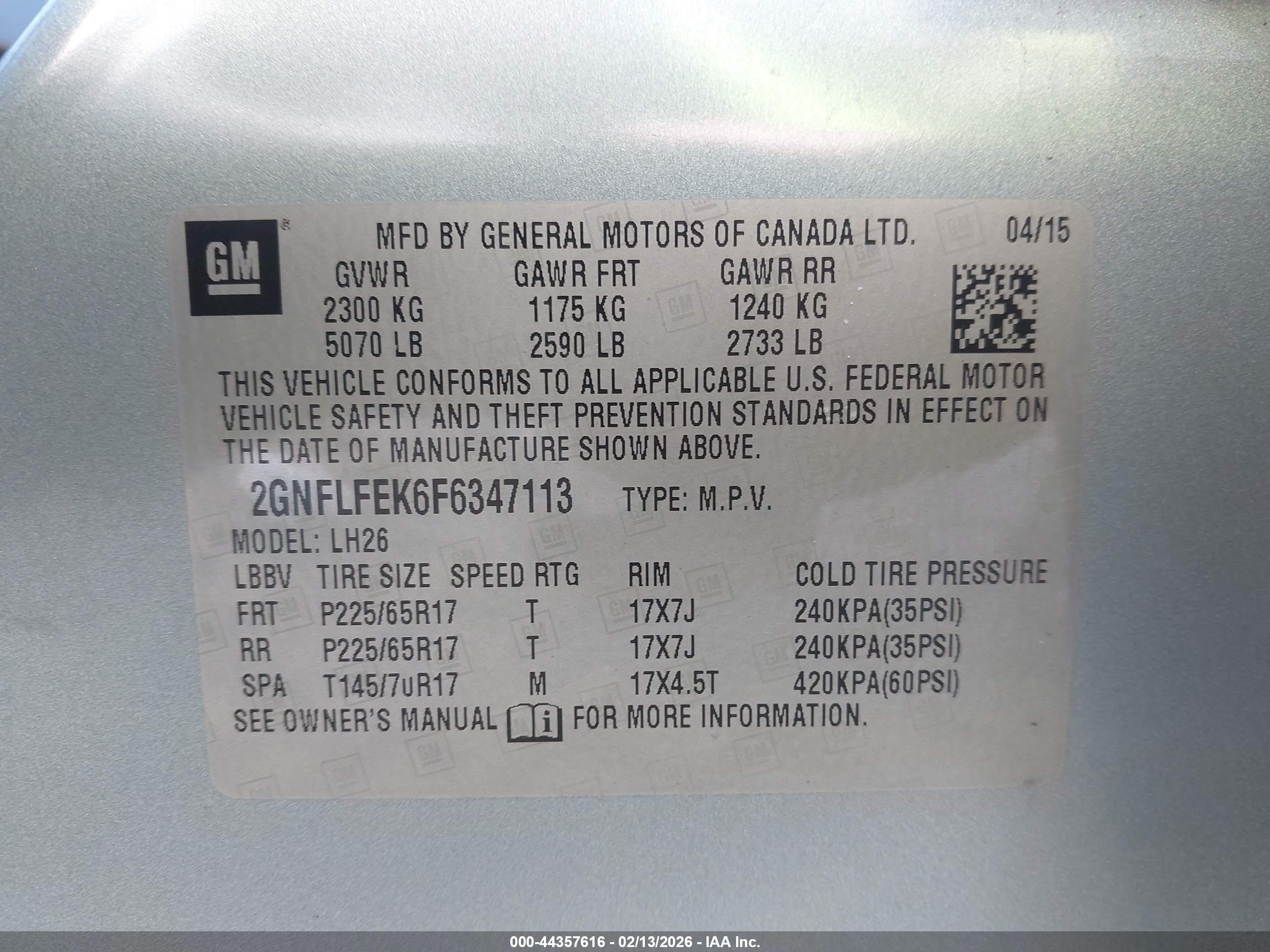 CHEVROLET EQUINOX image 9