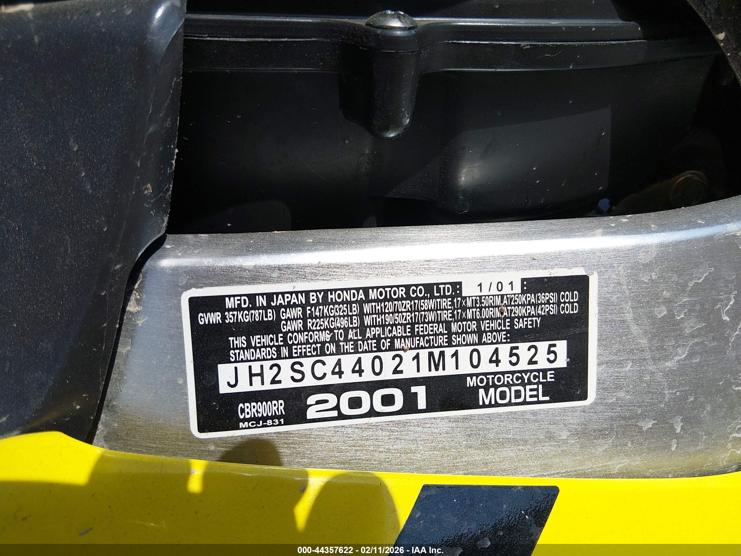 HONDA CBR900 image 10