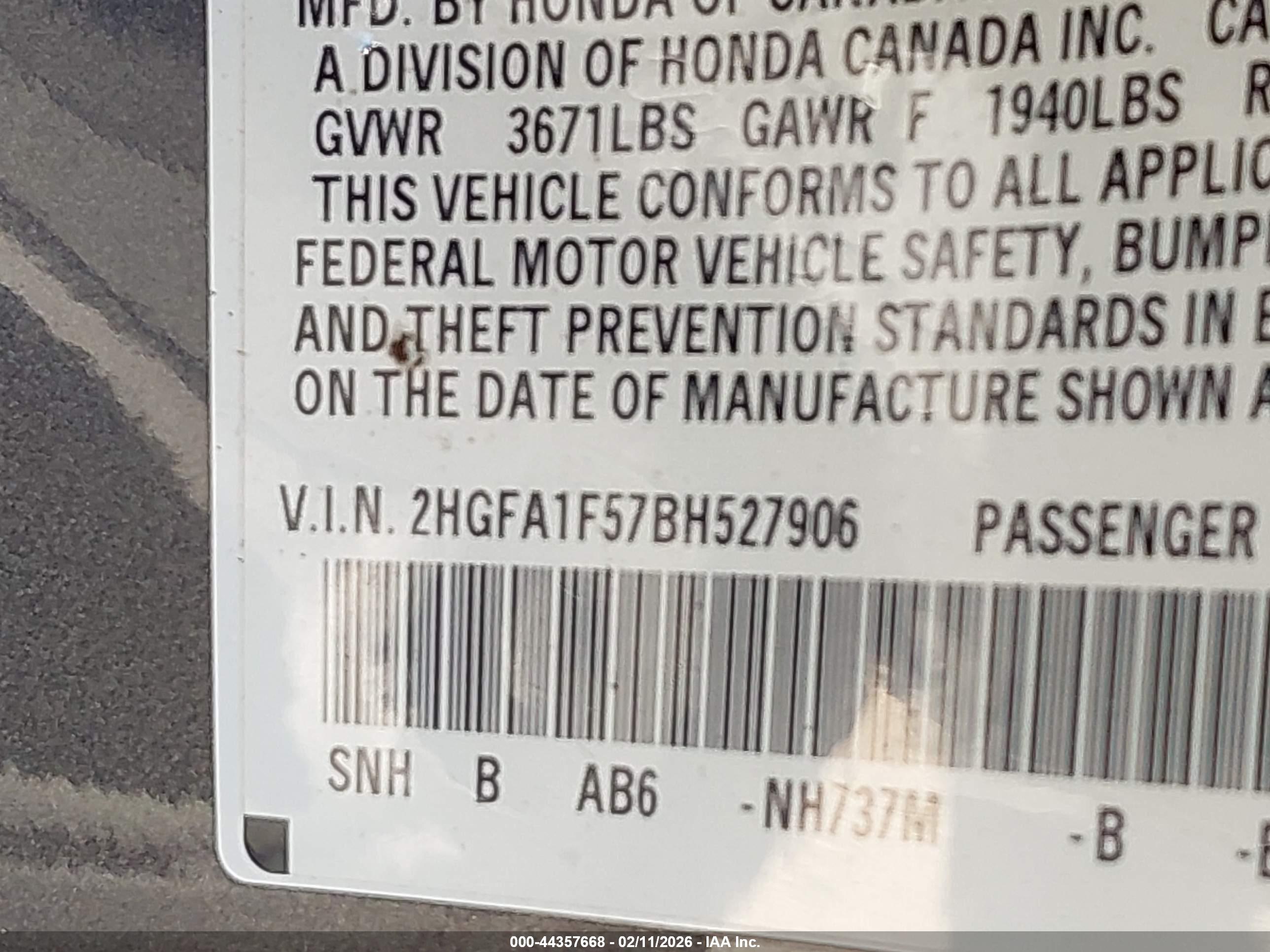 HONDA CIVIC image 9