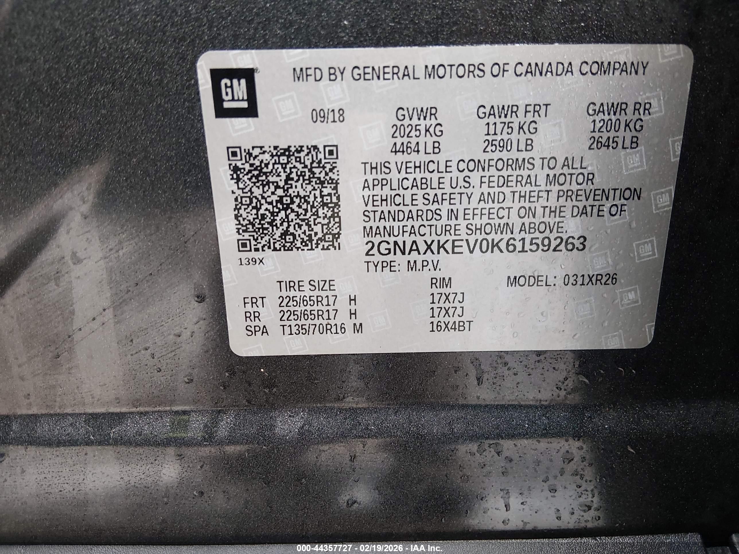 CHEVROLET EQUINOX image 9