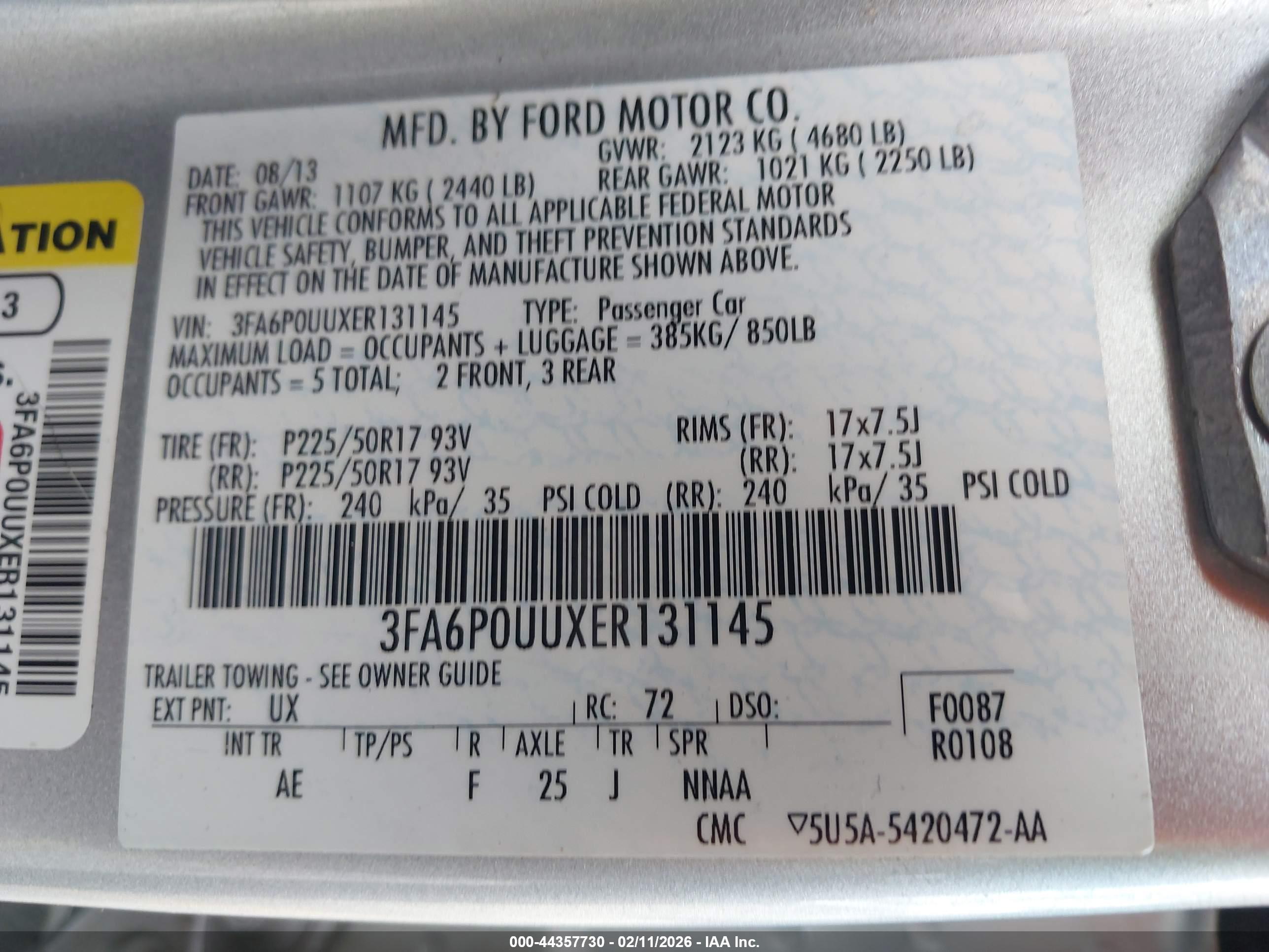 FORD FUSION image 9