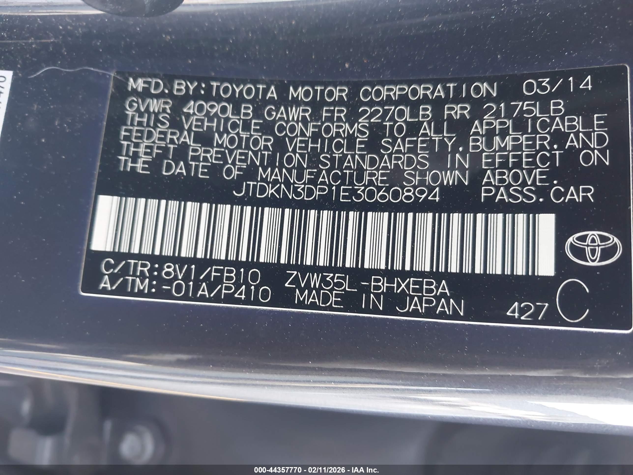 TOYOTA PRIUS image 9