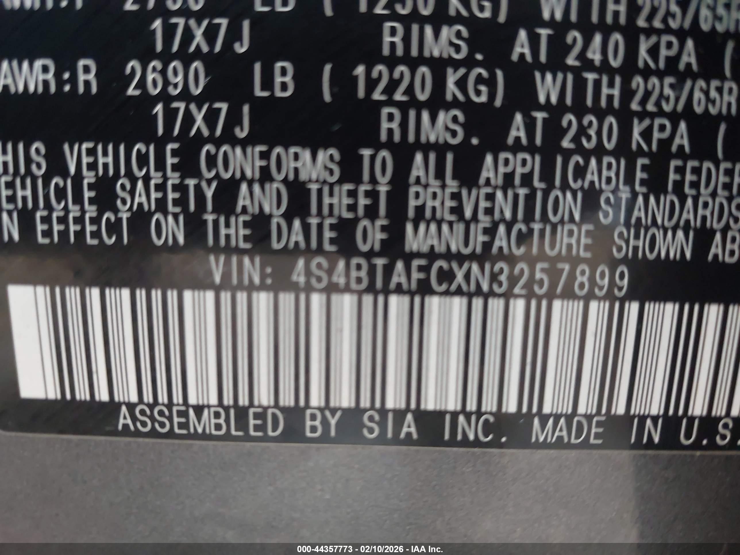 SUBARU OUTBACK image 9