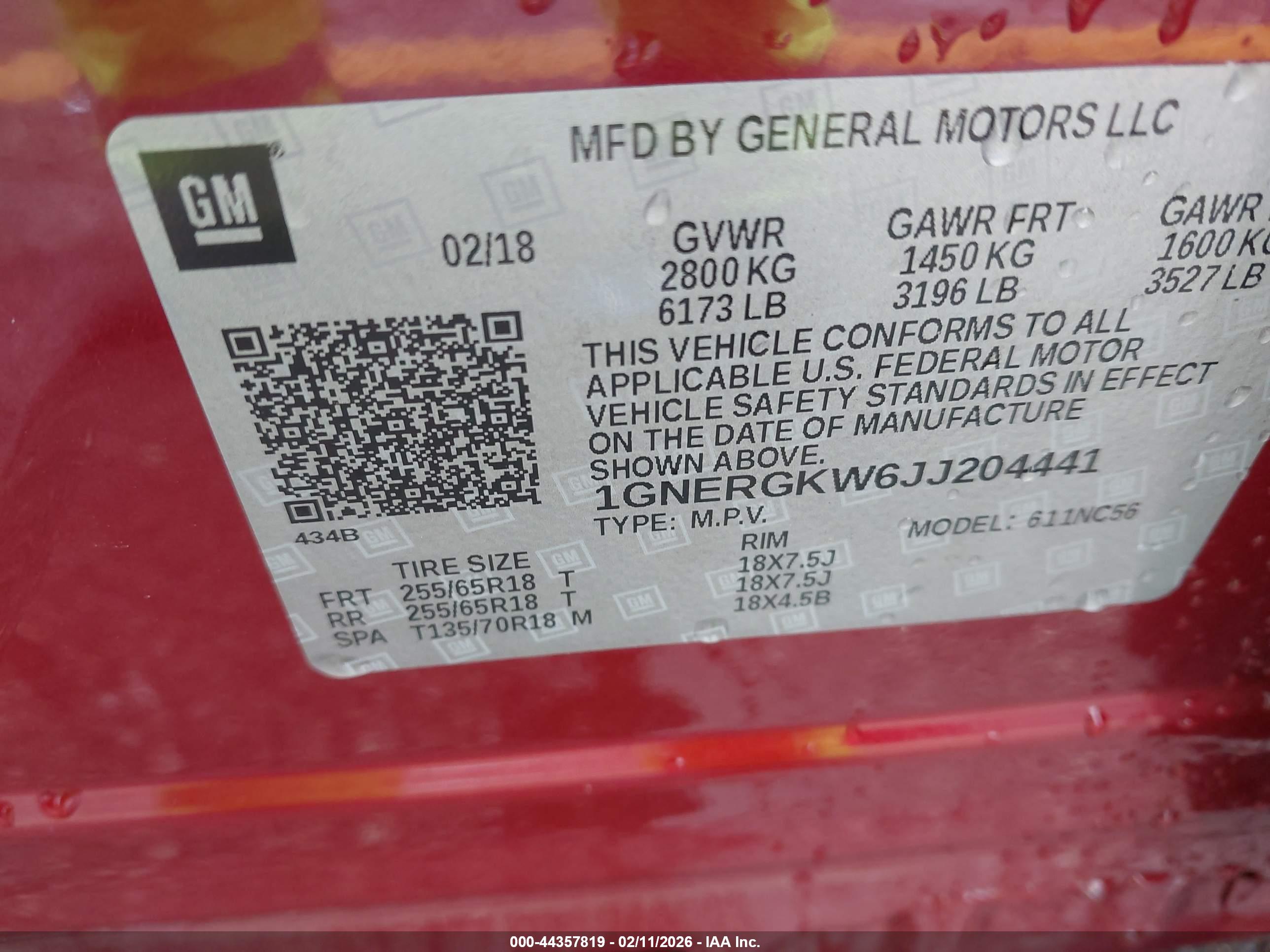 CHEVROLET TRAVERSE image 9