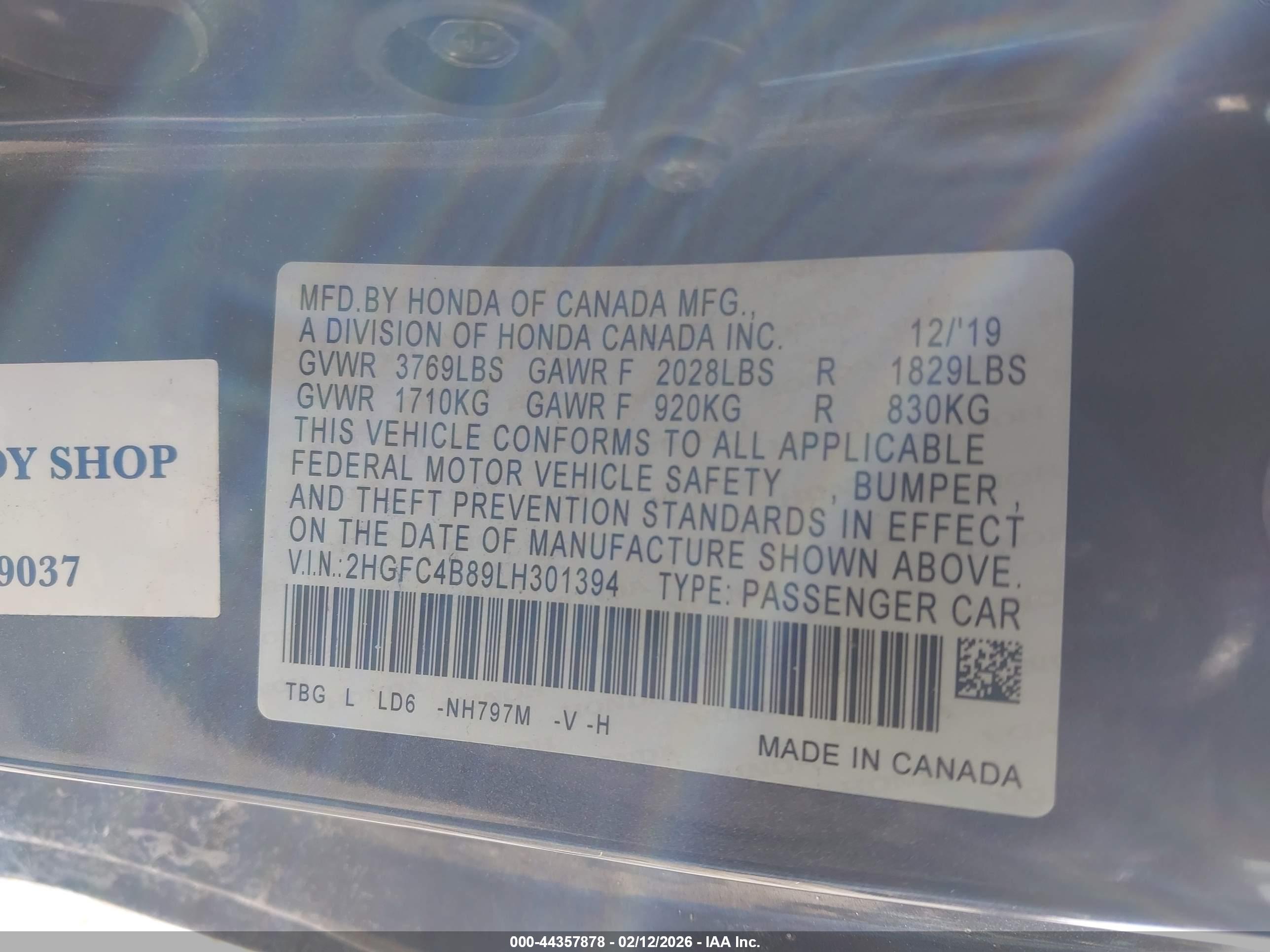 HONDA CIVIC image 9