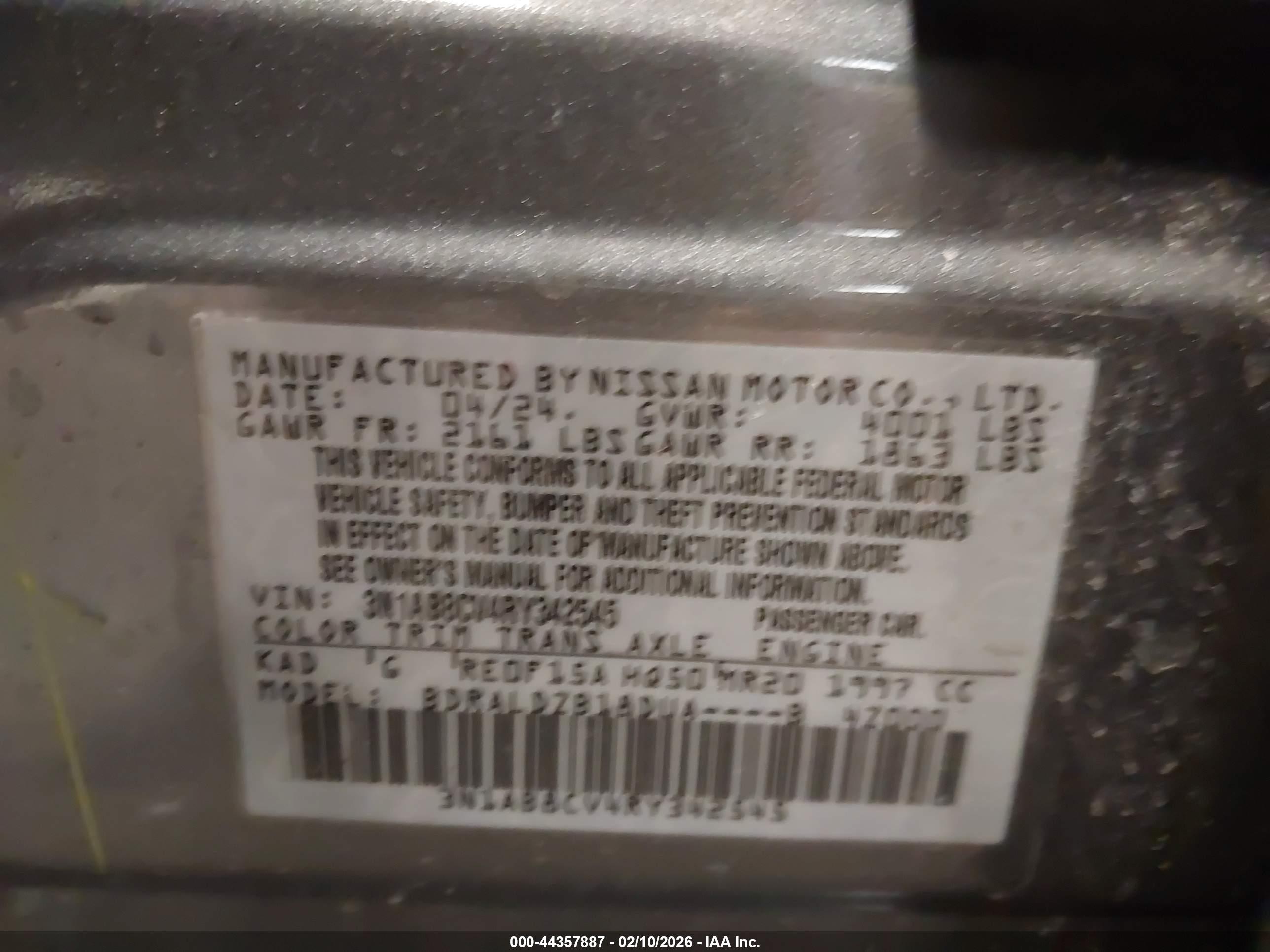 NISSAN SENTRA image 9