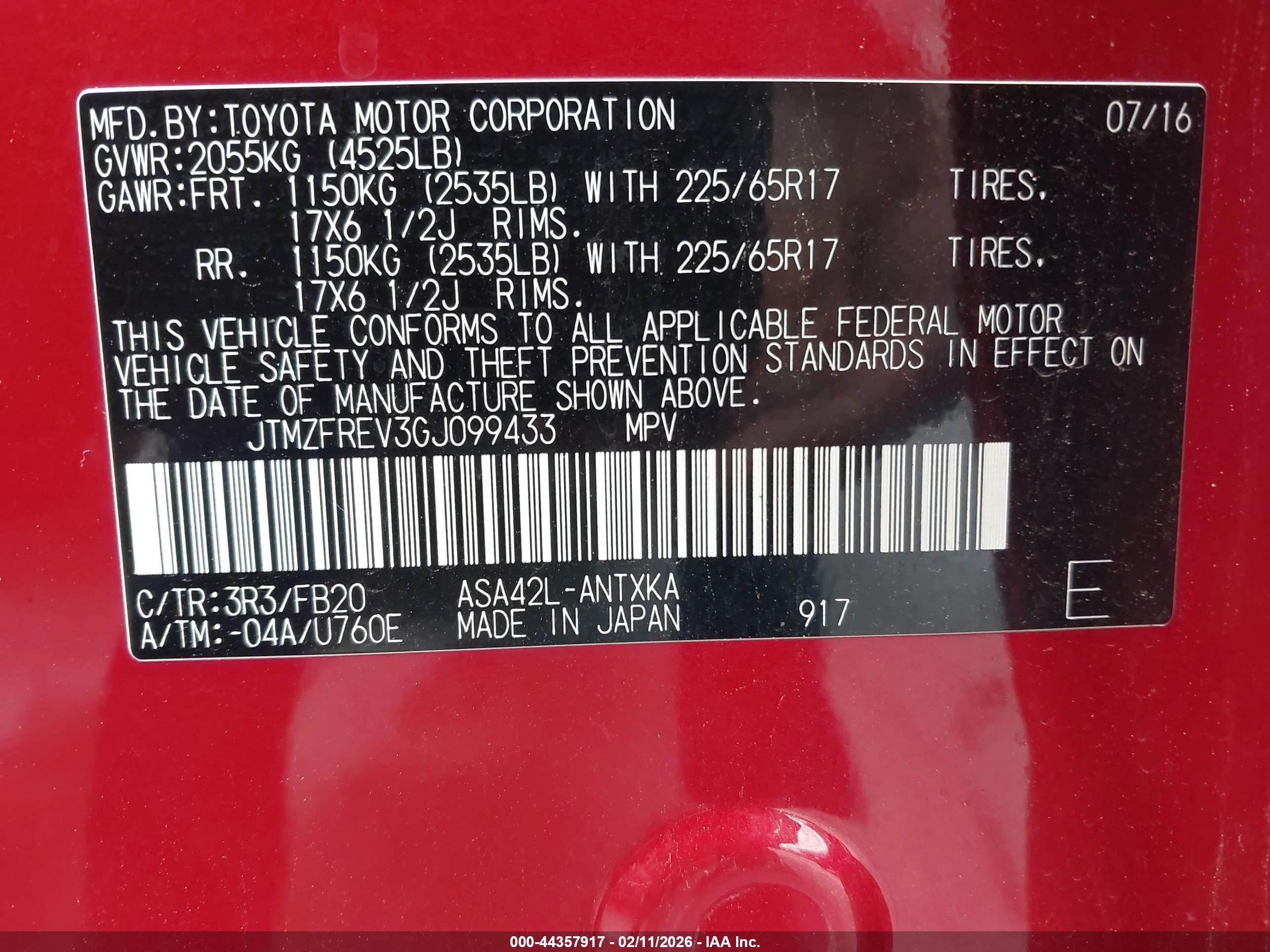 TOYOTA RAV4 image 9