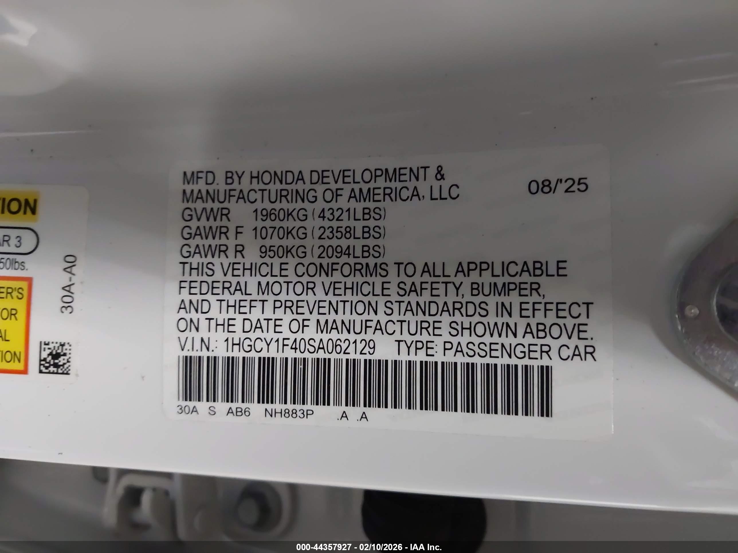 HONDA ACCORD image 9