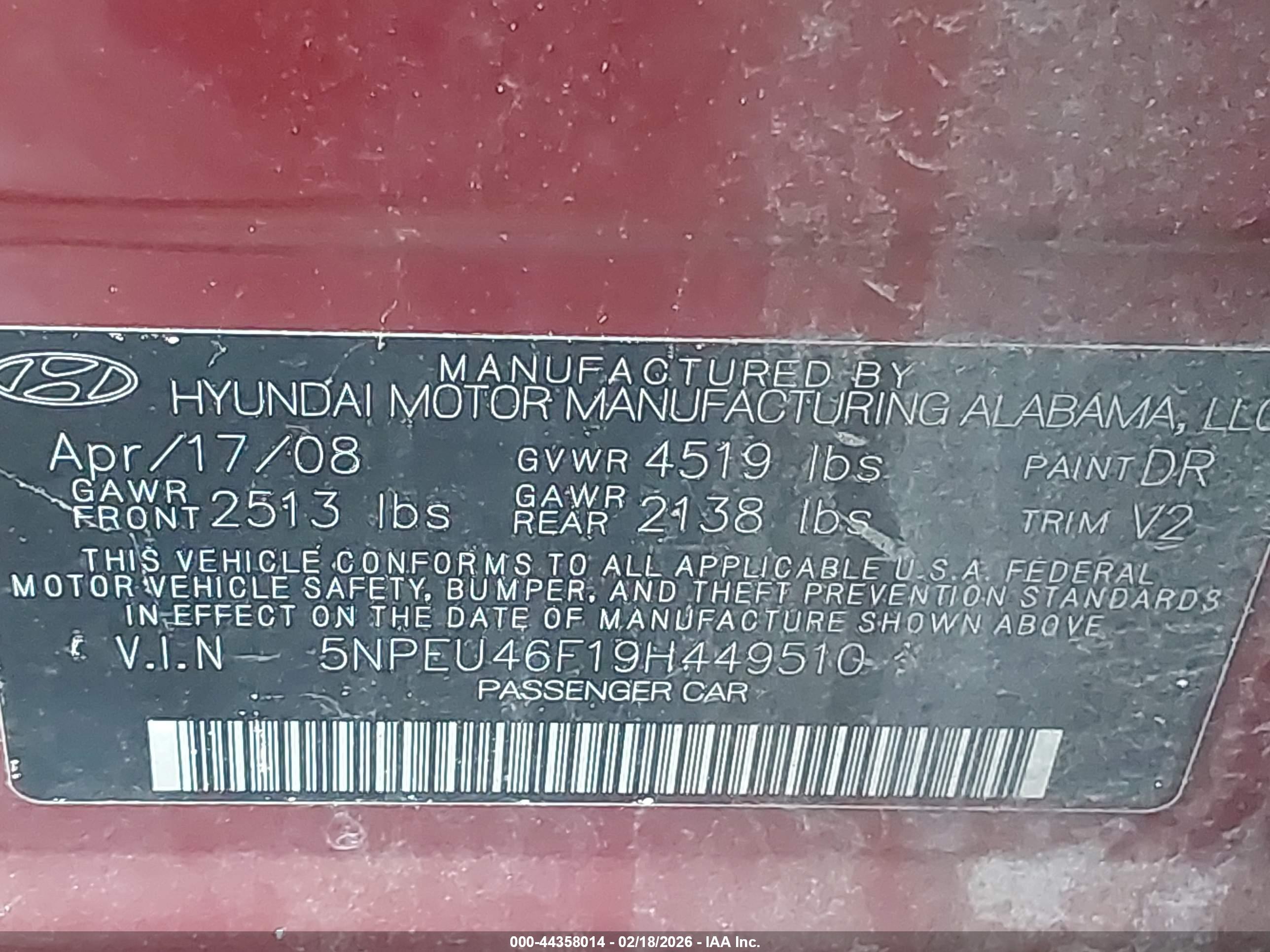 HYUNDAI SONATA image 9