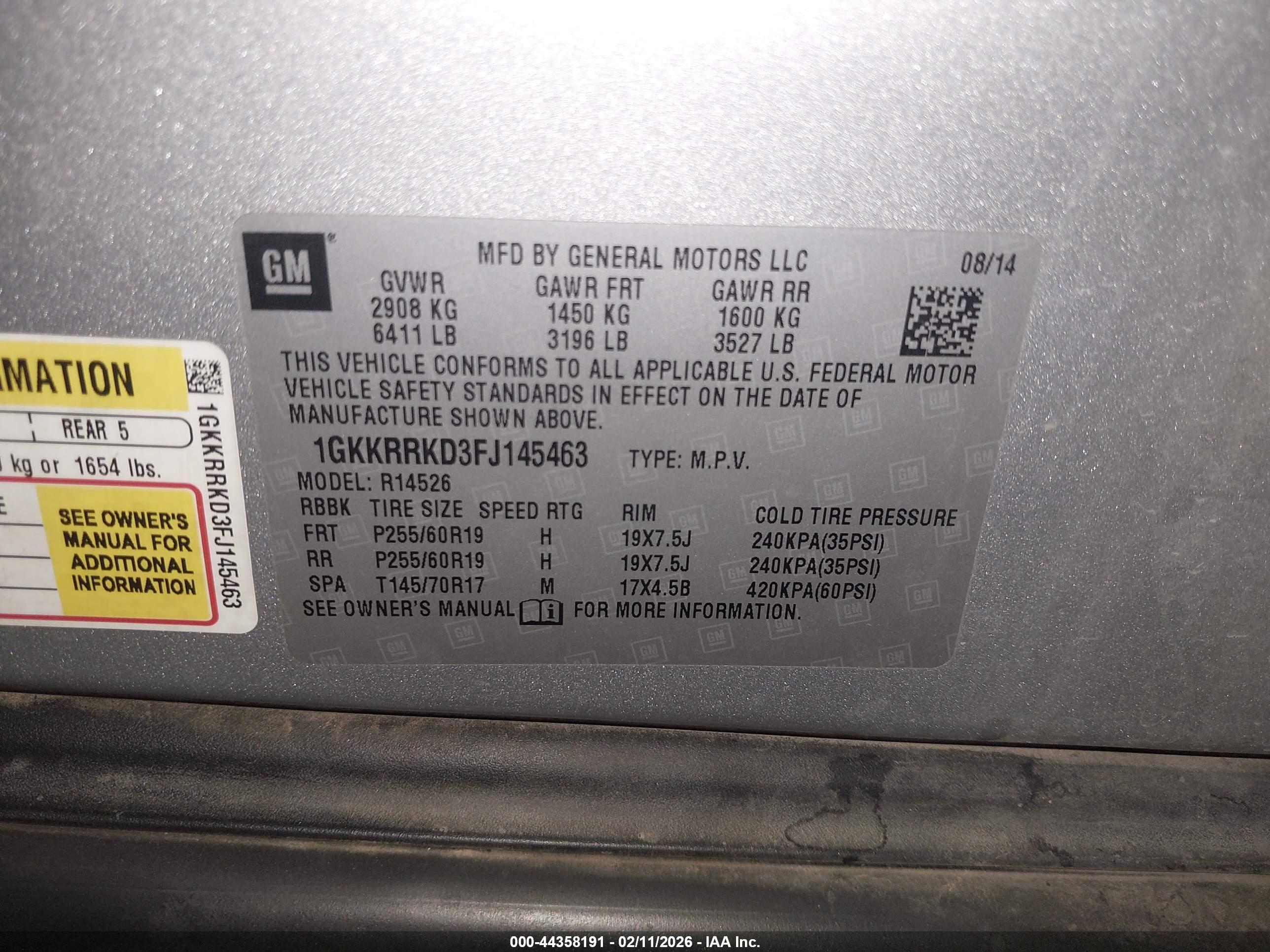 GMC ACADIA image 9