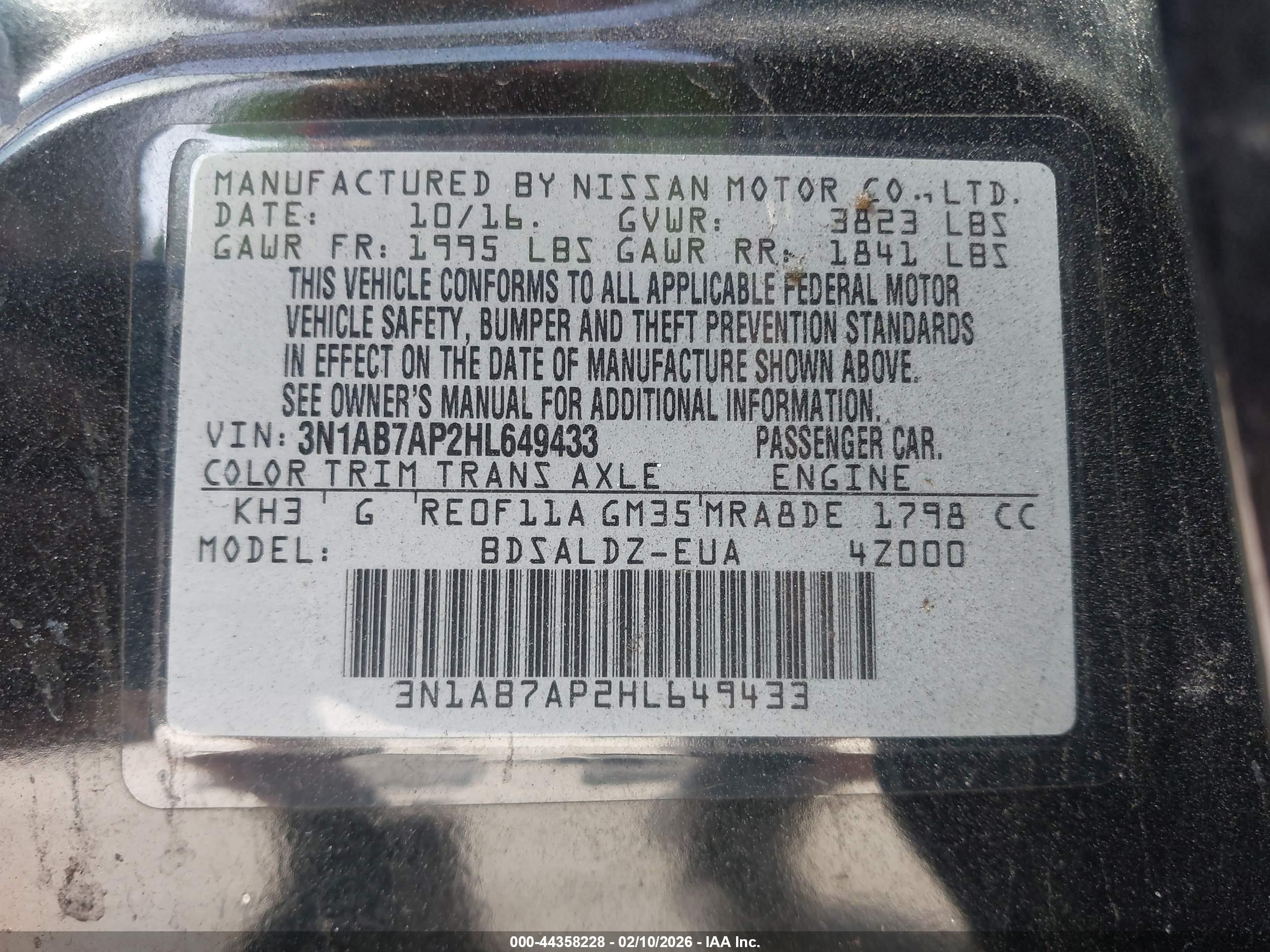 NISSAN SENTRA image 9