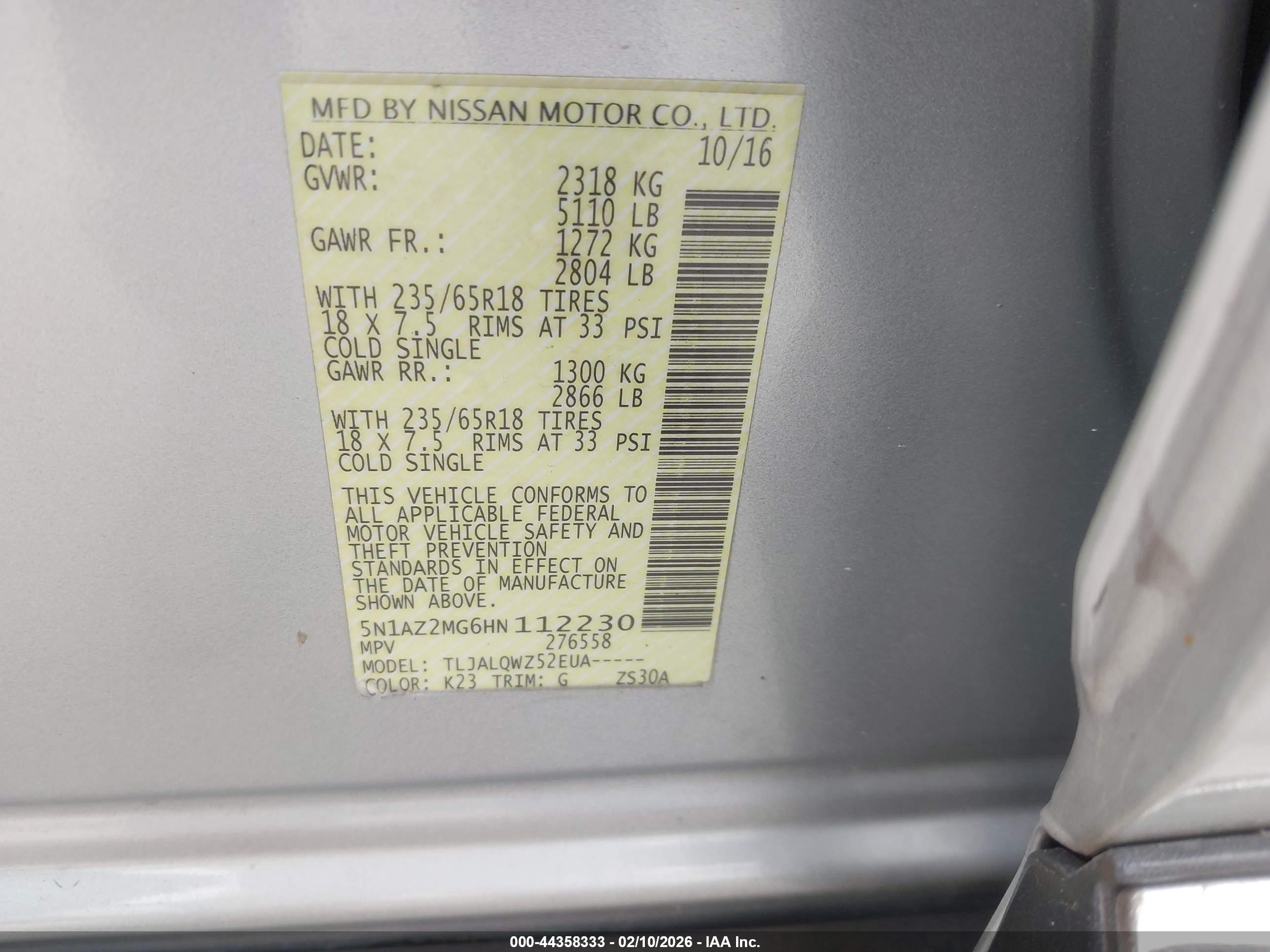 NISSAN MURANO image 9
