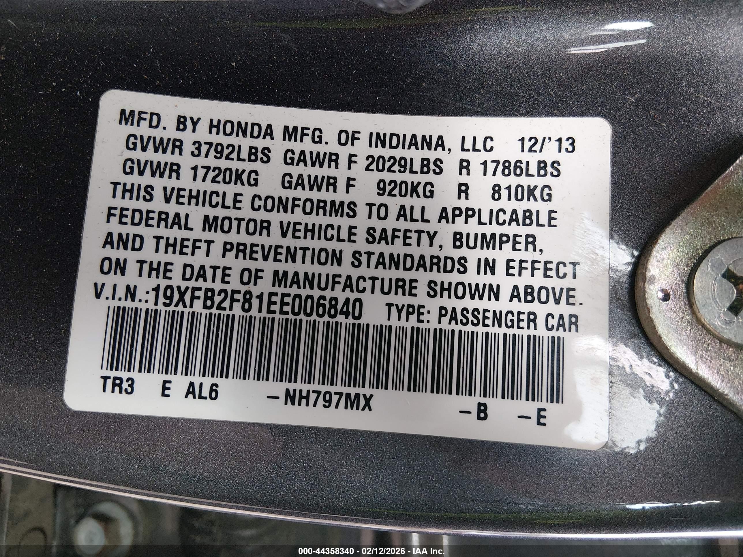 HONDA CIVIC image 9