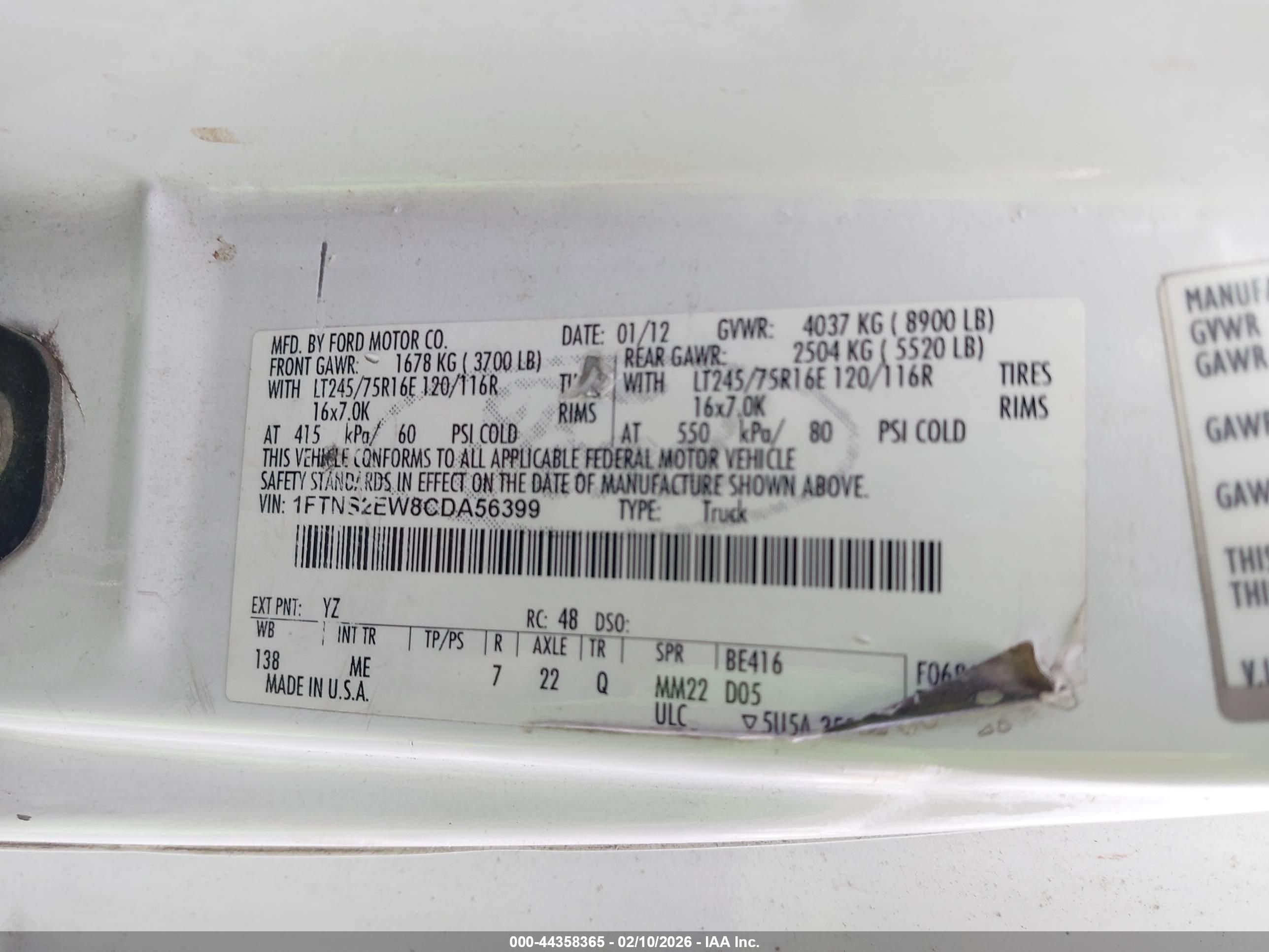 FORD E-250 image 9