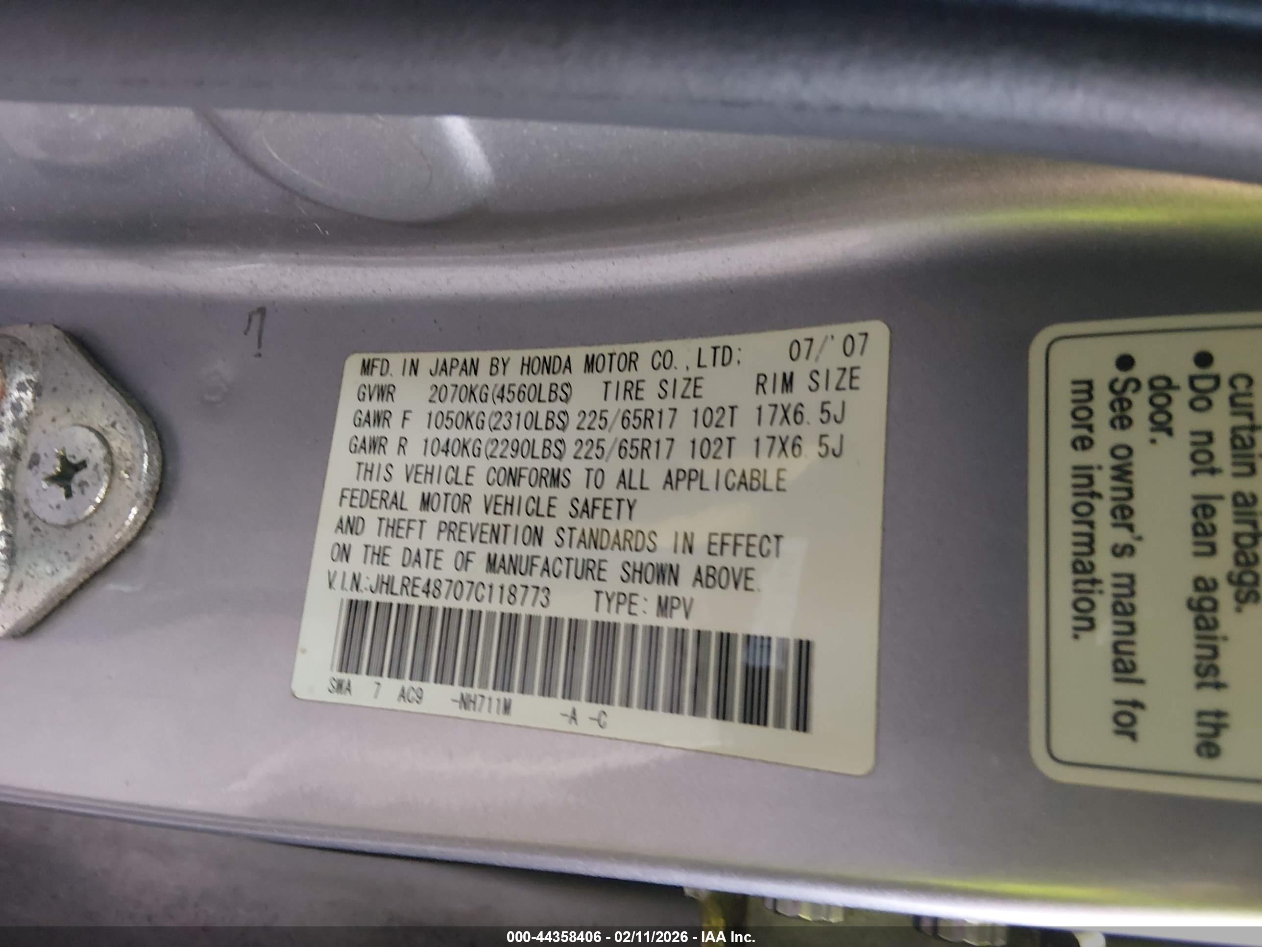 HONDA CR-V image 9