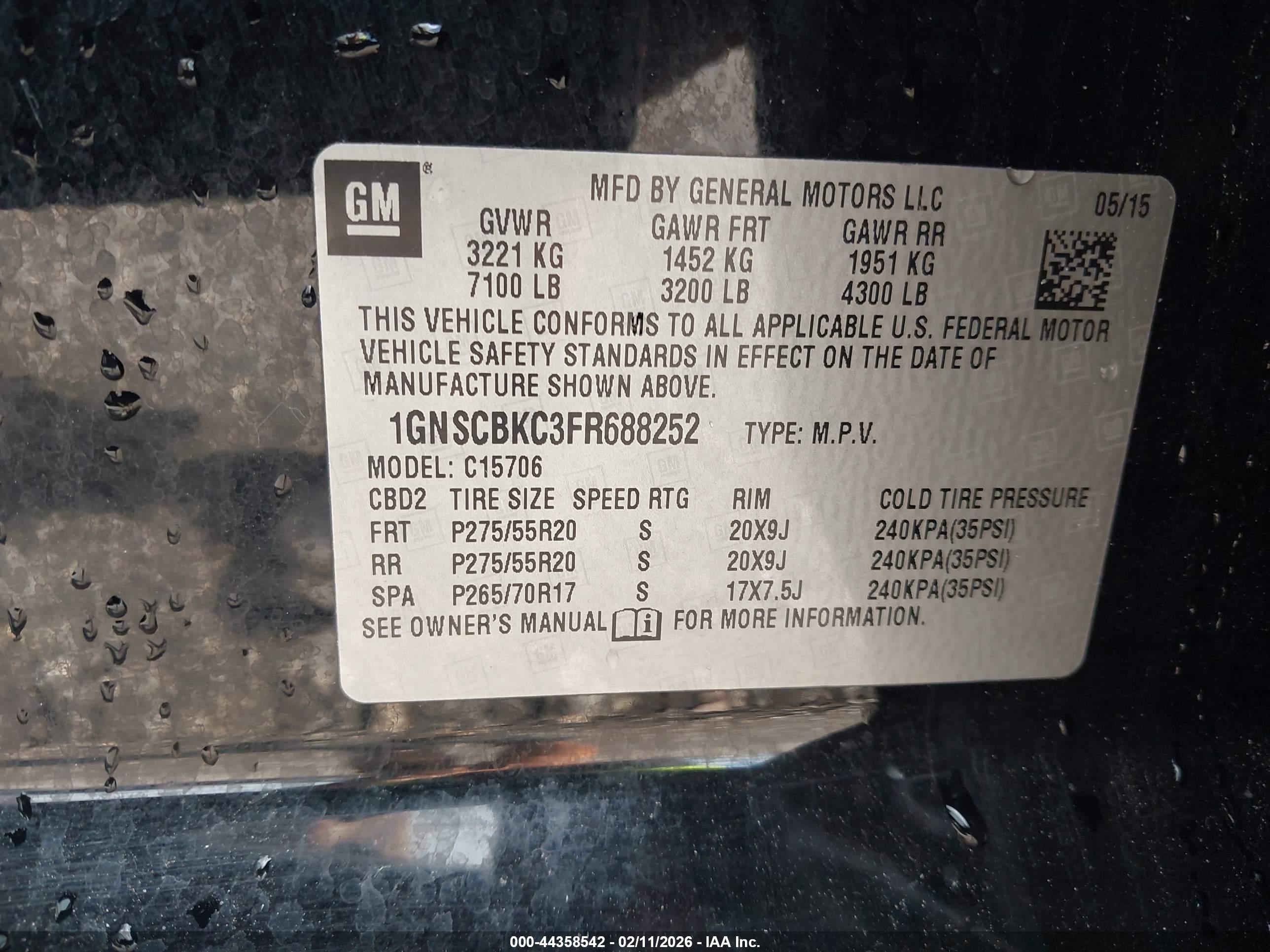 CHEVROLET TAHOE image 9
