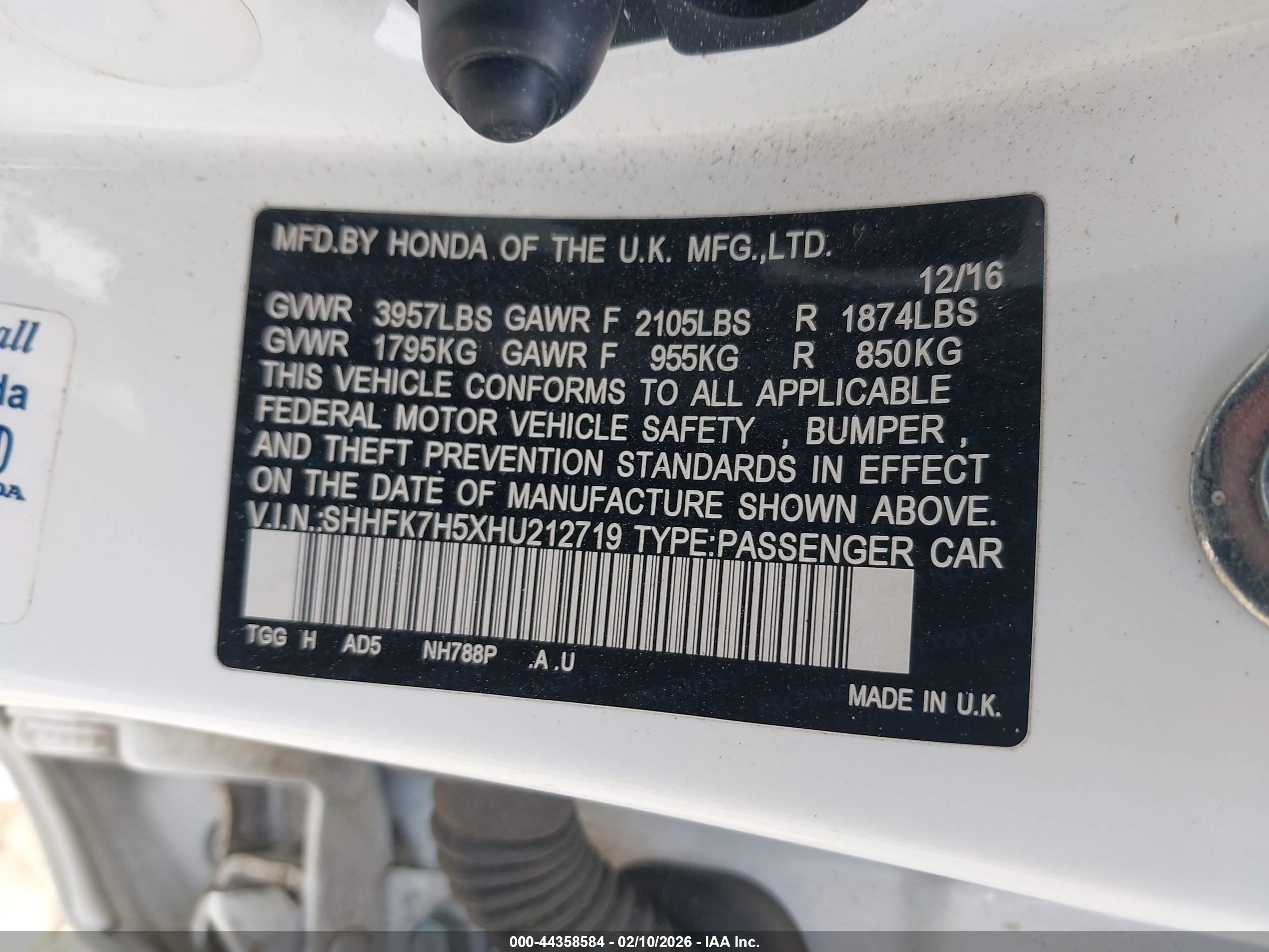 HONDA CIVIC image 9
