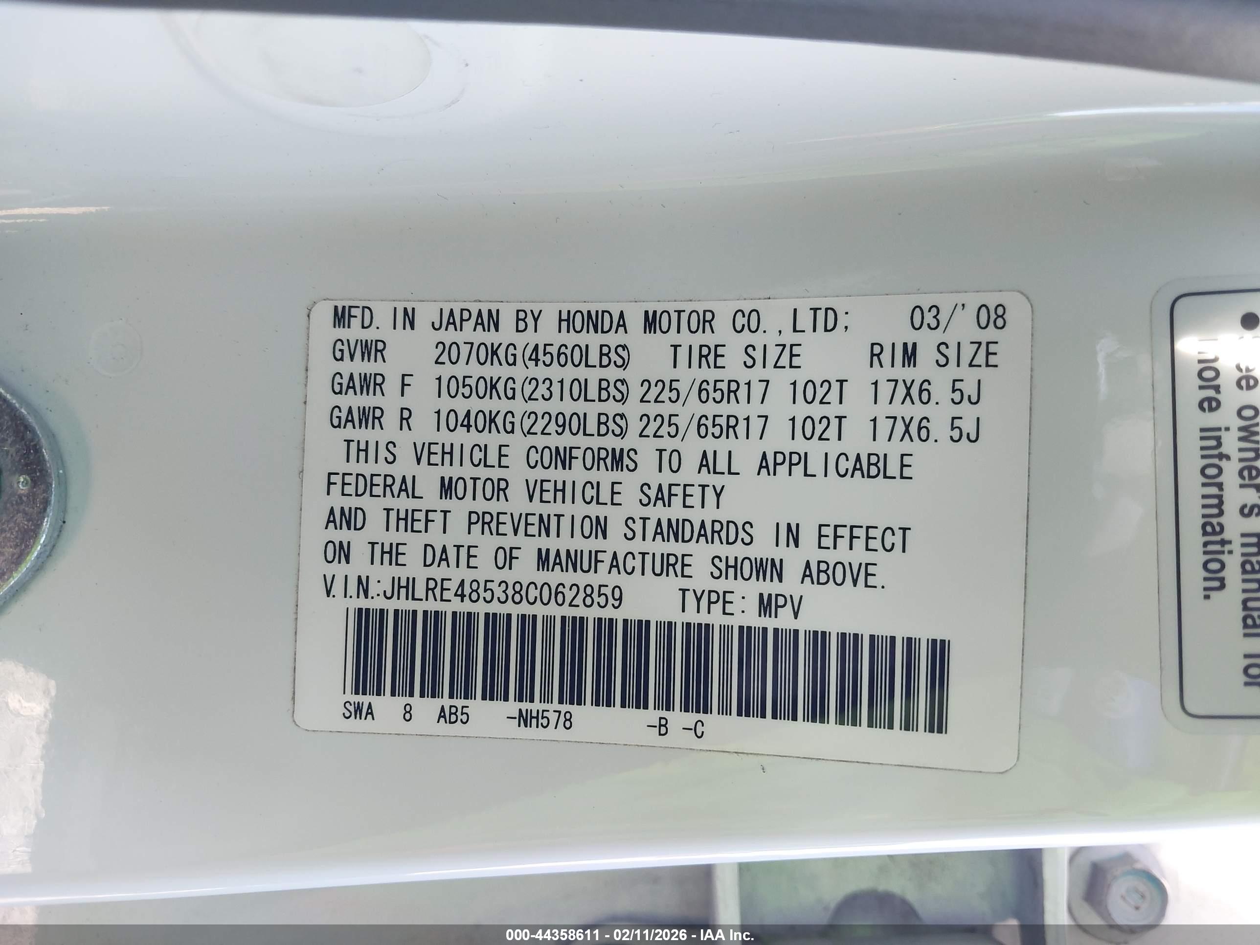 HONDA CR-V image 9