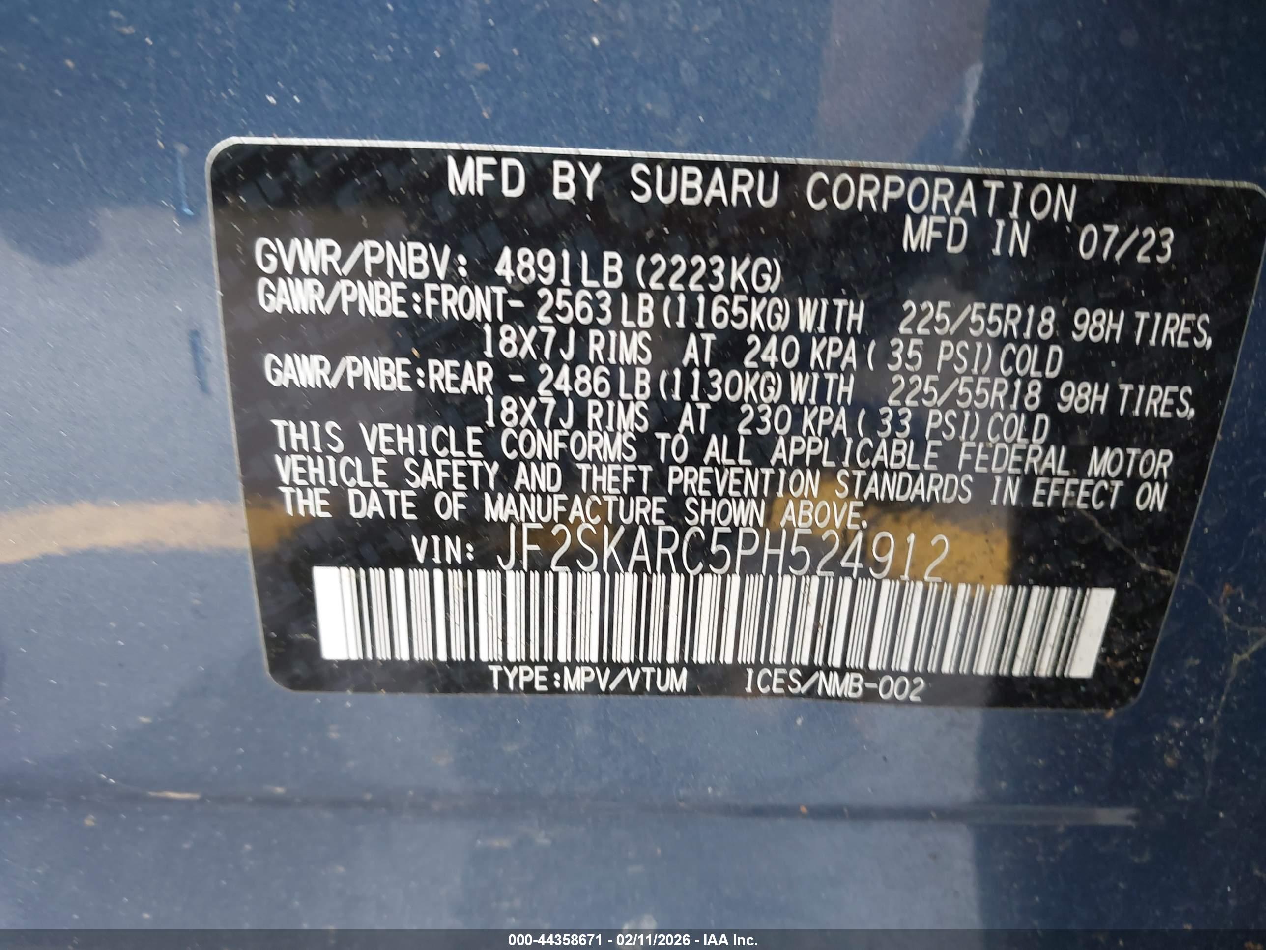 SUBARU FORESTER image 9