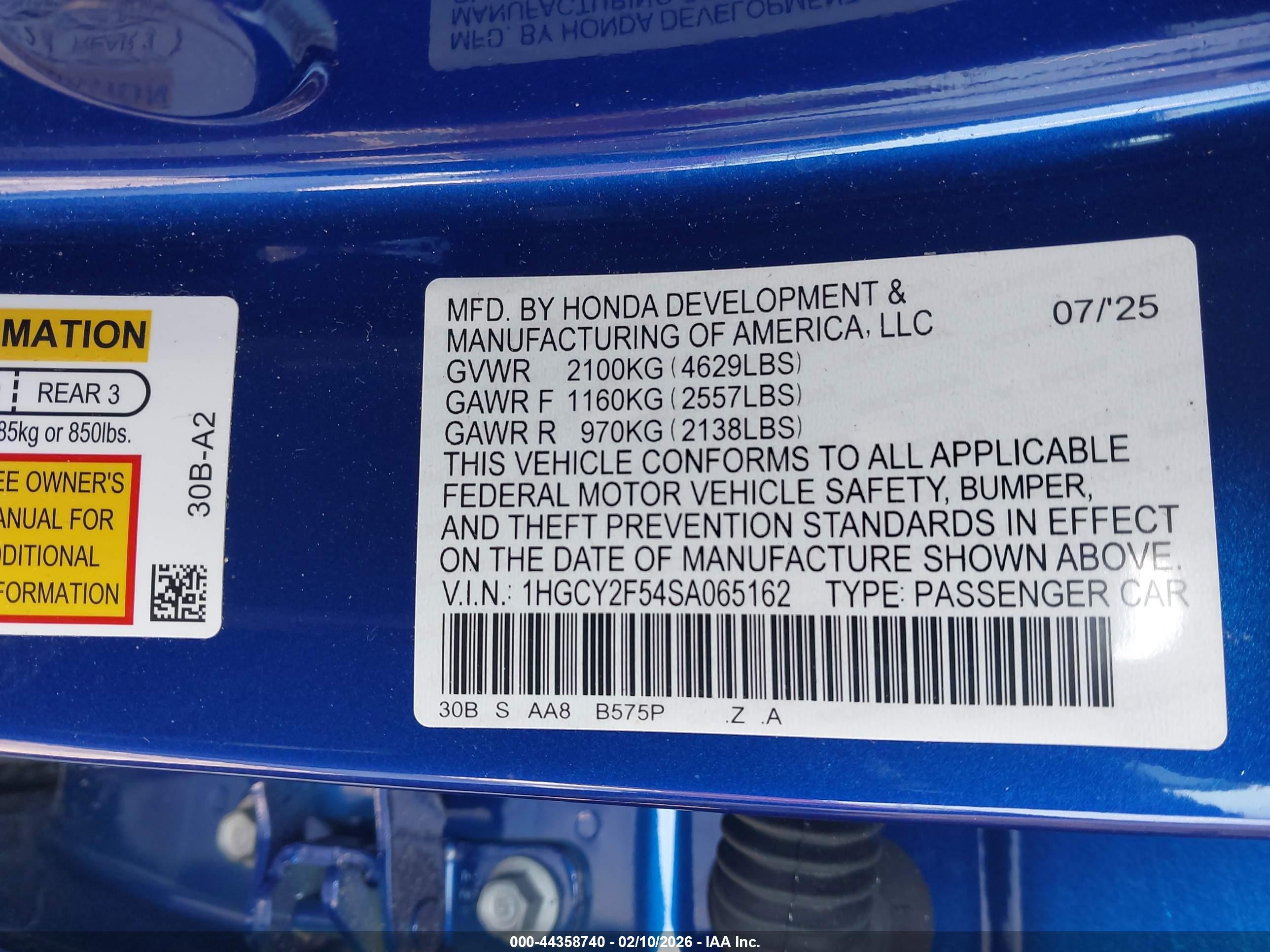 HONDA ACCORD image 9