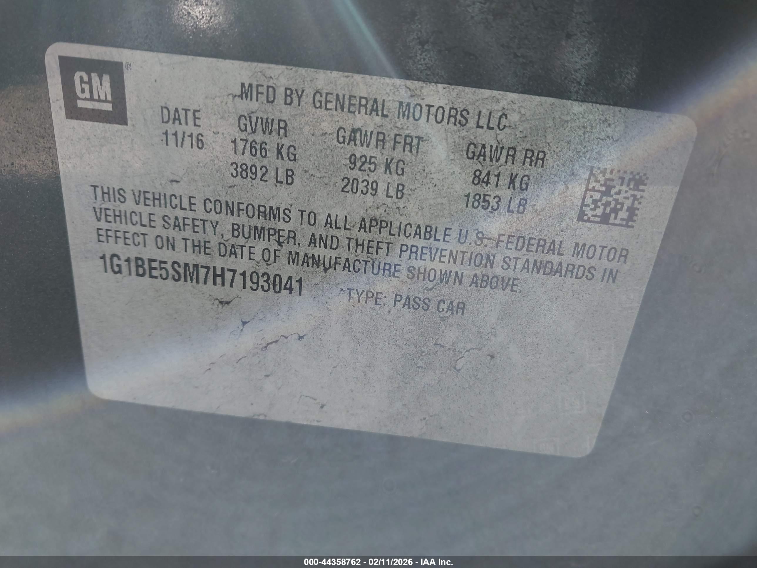 CHEVROLET CRUZE image 9