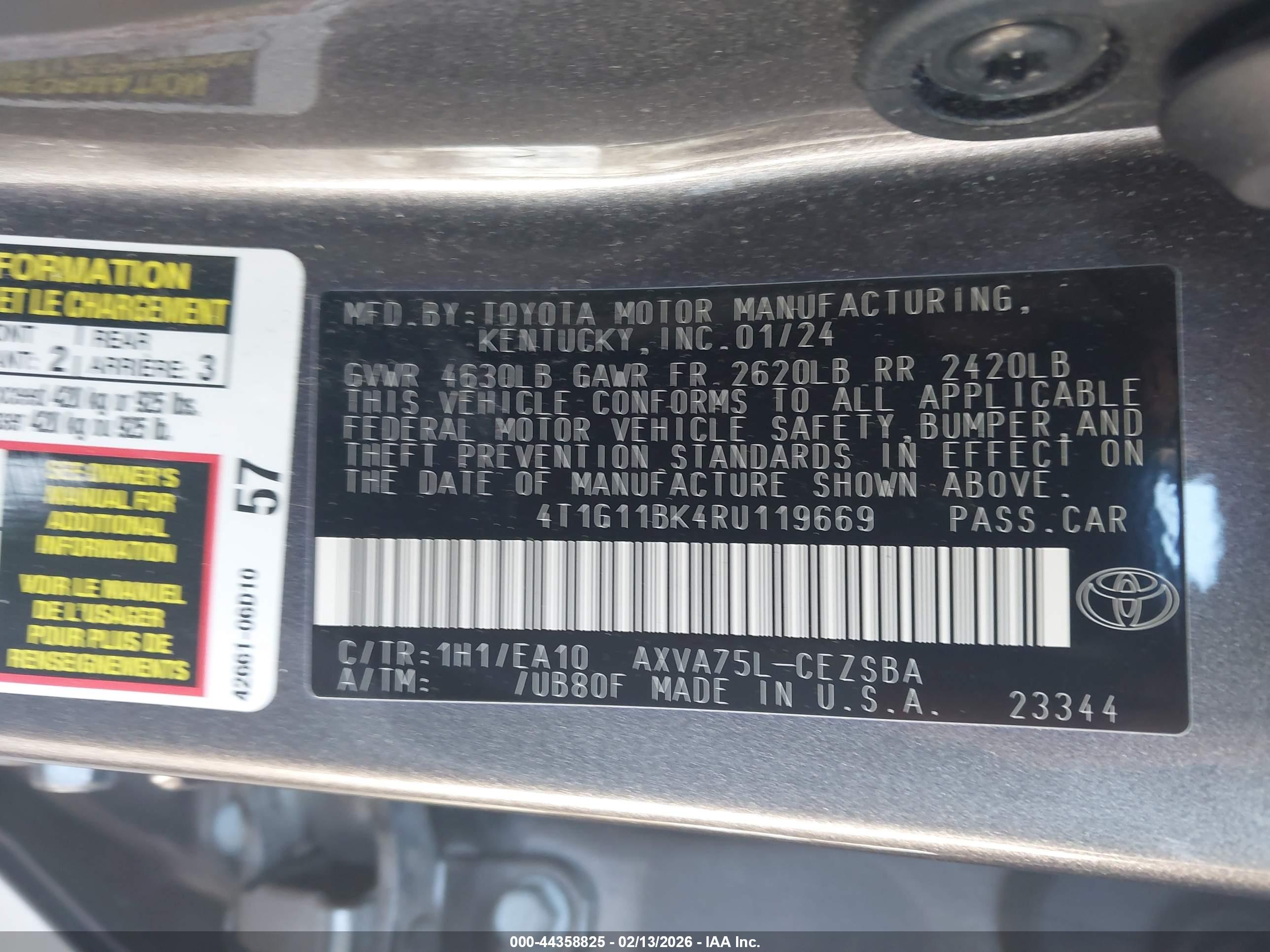 TOYOTA CAMRY image 9