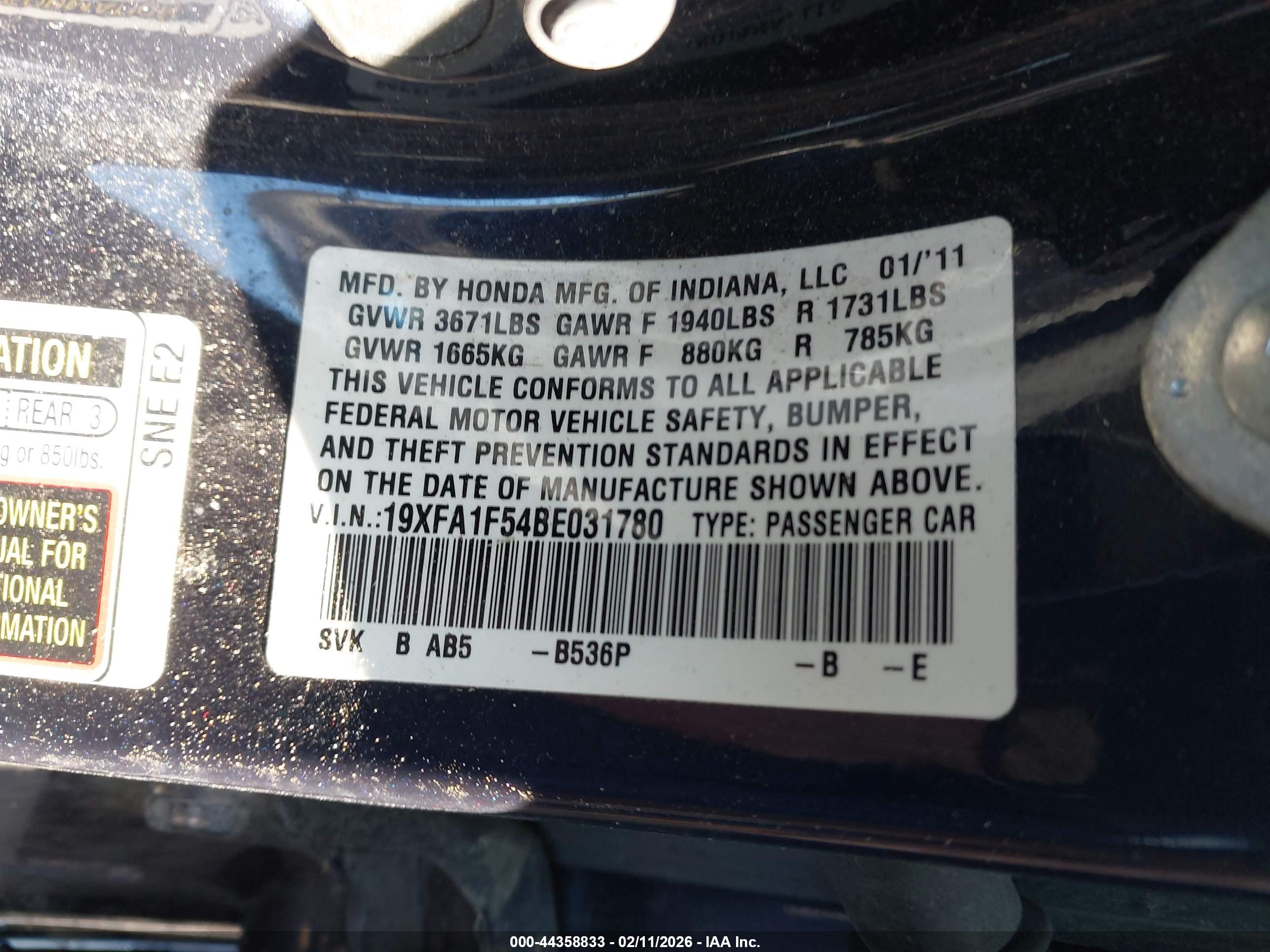 HONDA CIVIC image 9