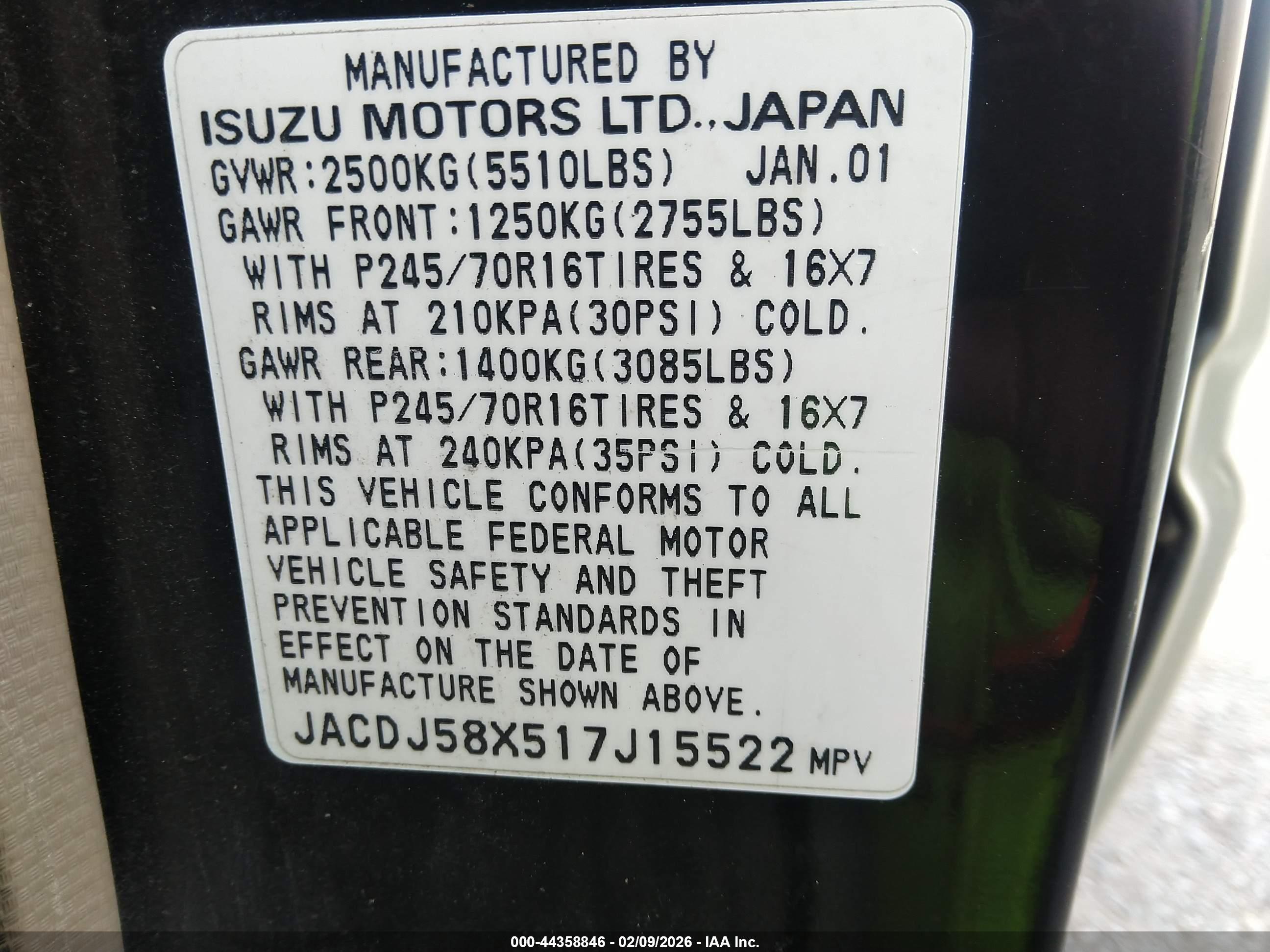 ISUZU TROOPER image 9