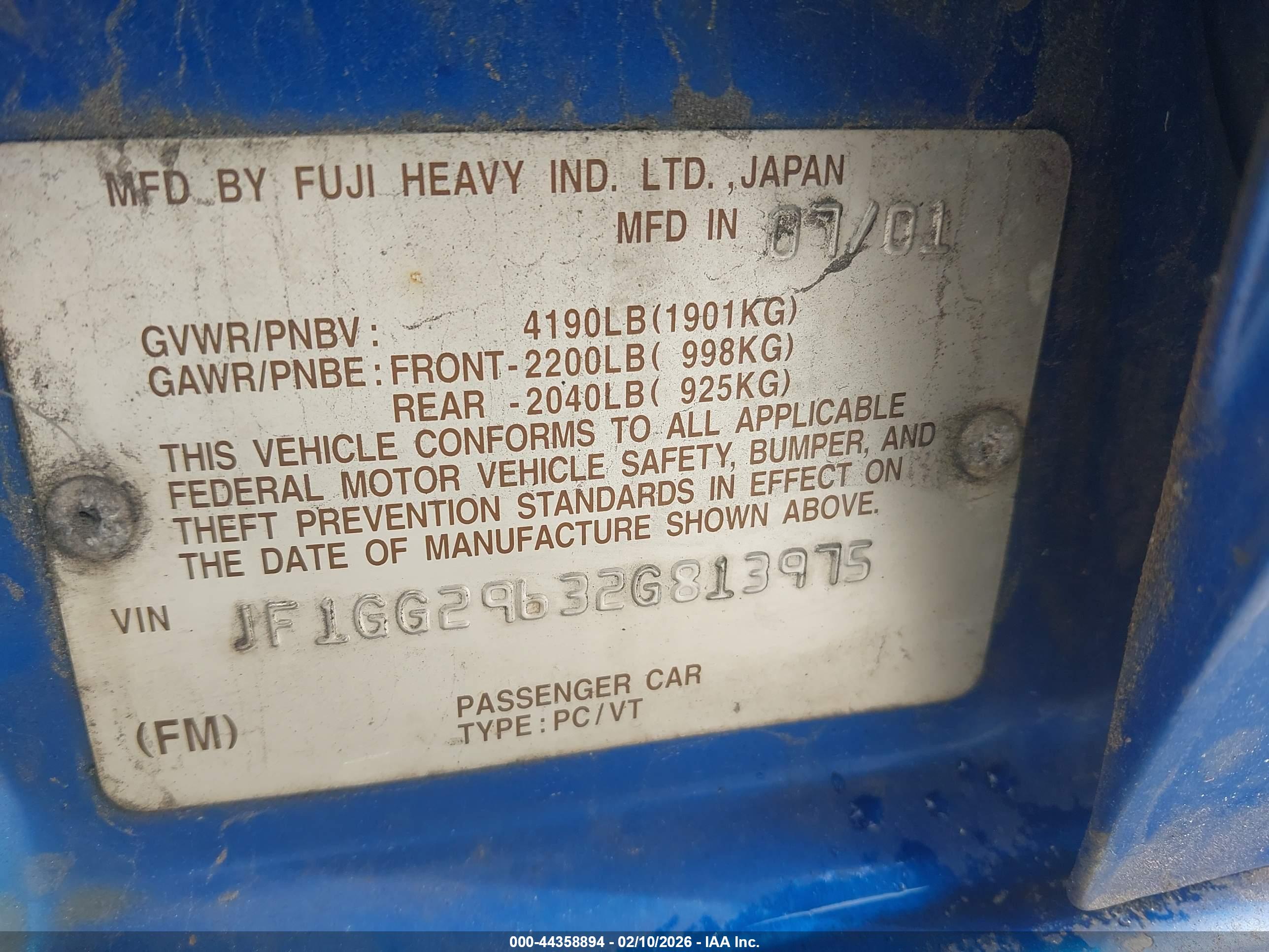 SUBARU IMPREZA image 9