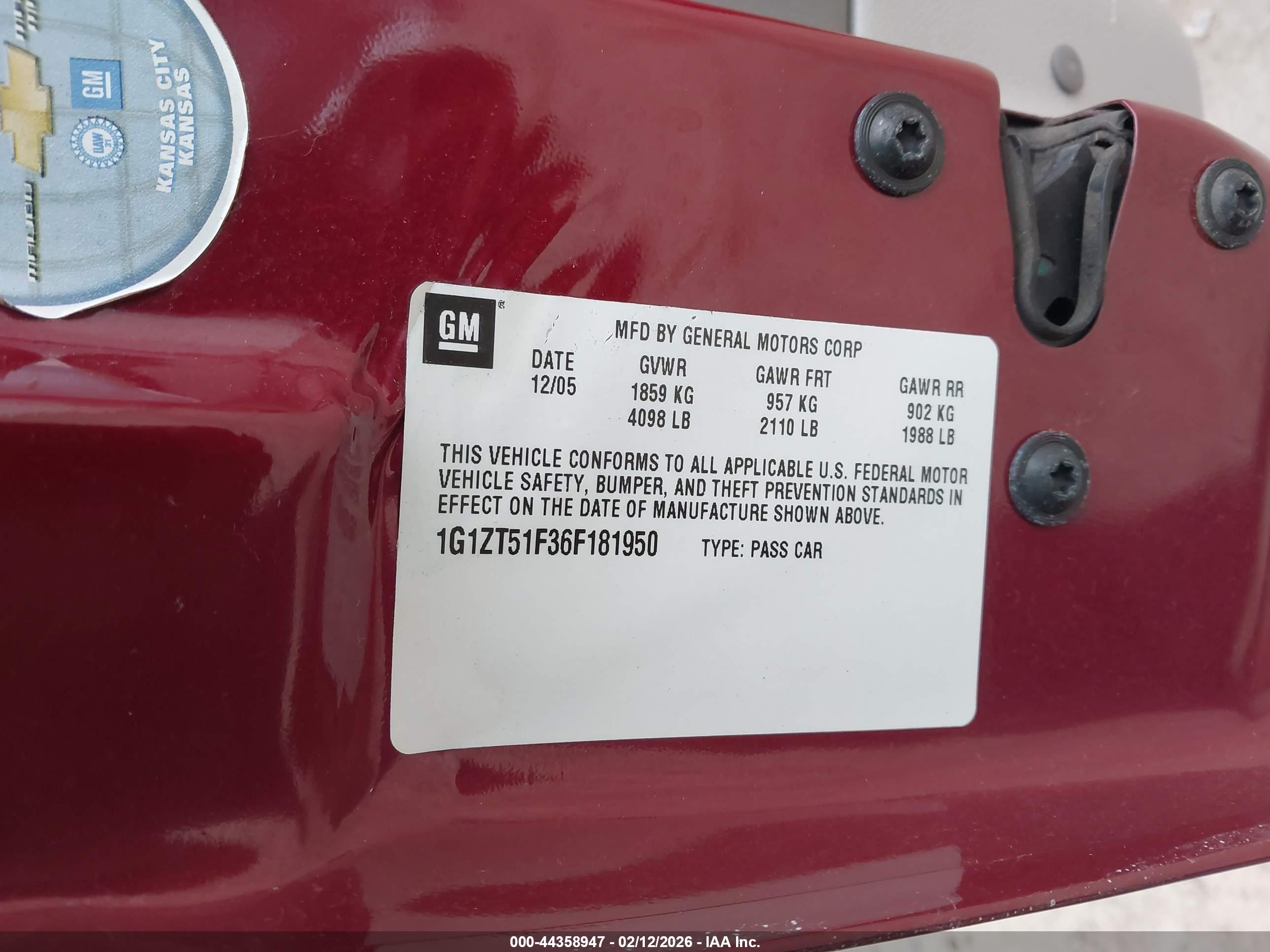 CHEVROLET MALIBU image 9