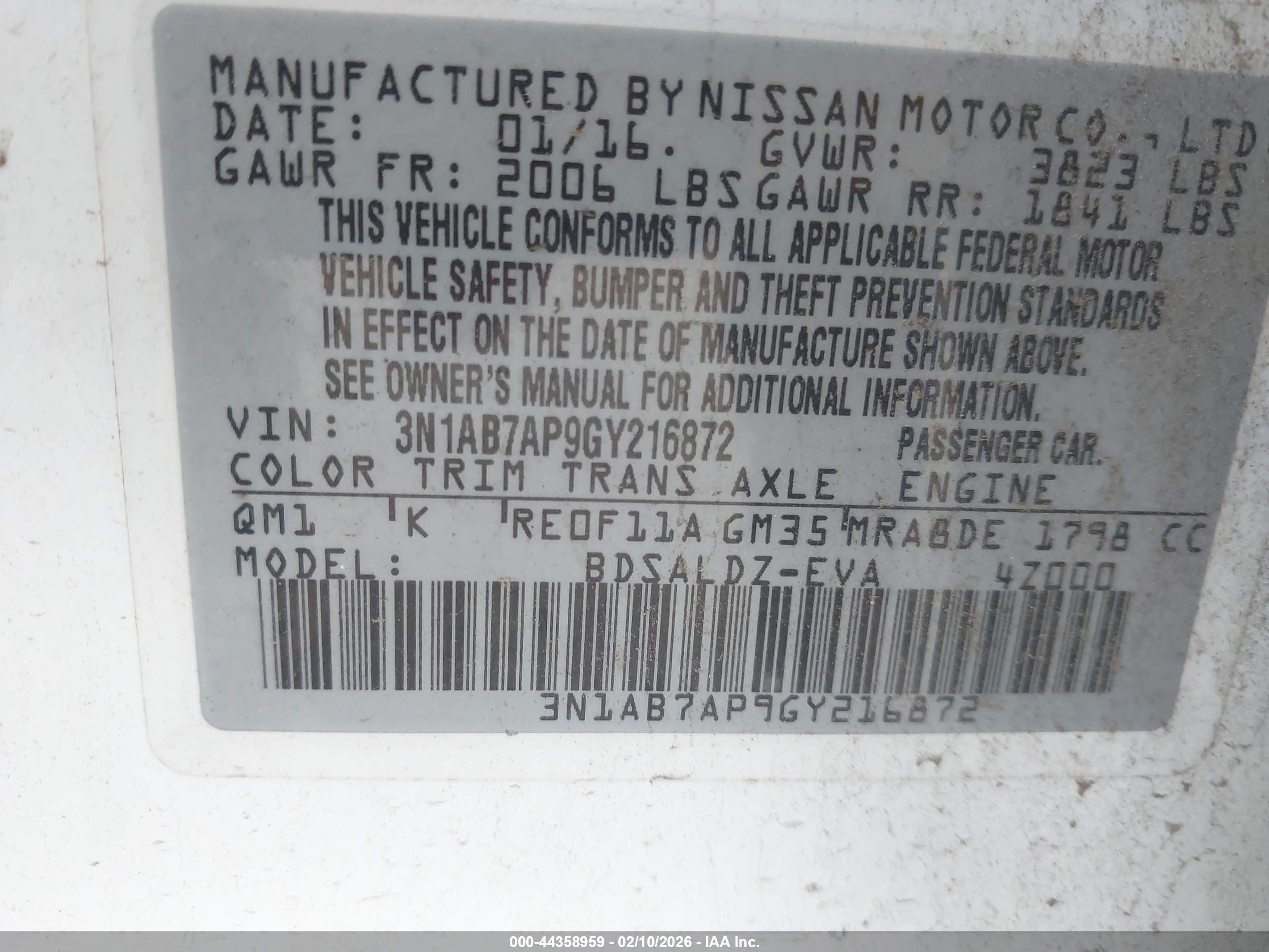 NISSAN SENTRA image 9