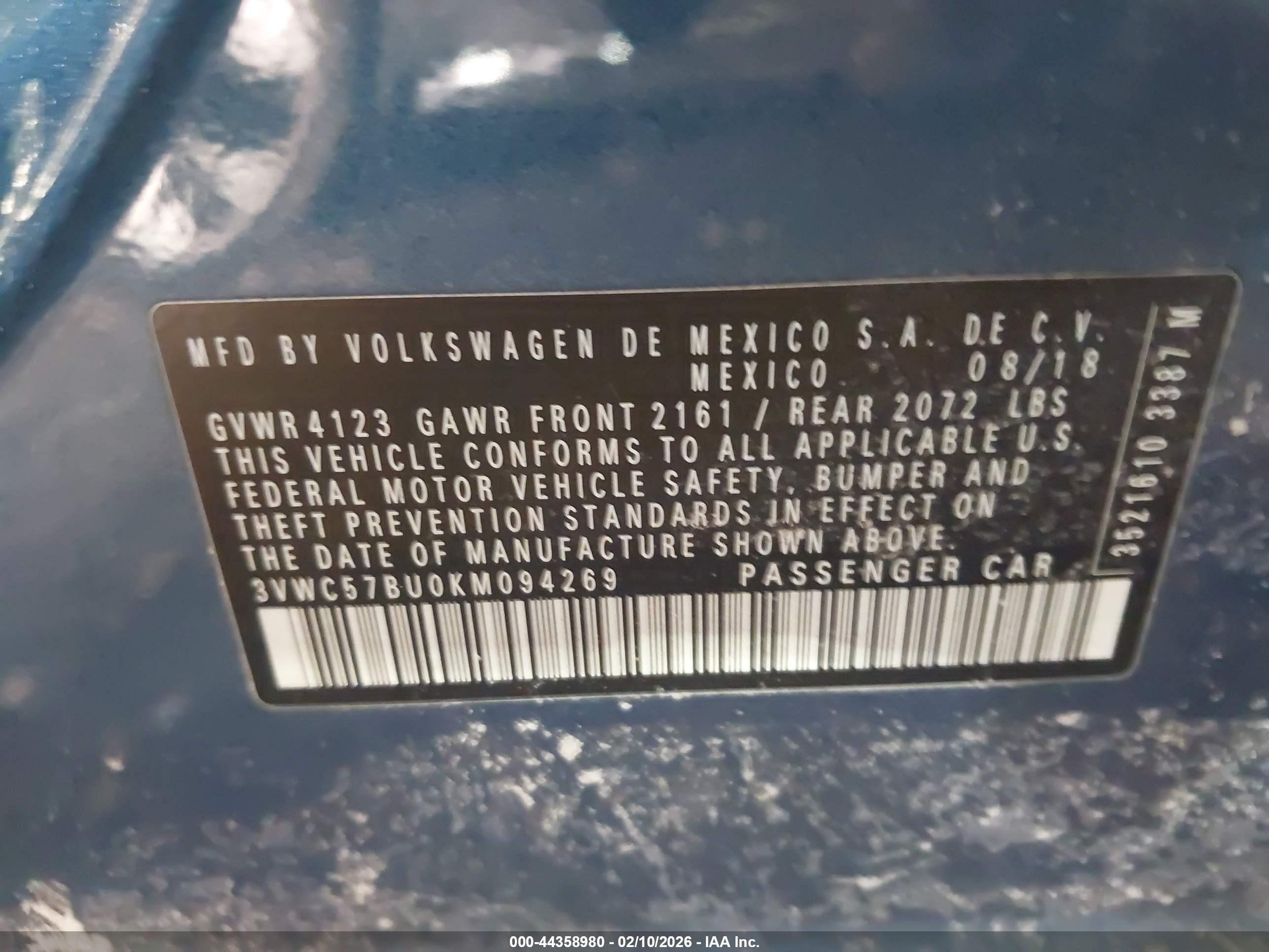VOLKSWAGEN JETTA image 9