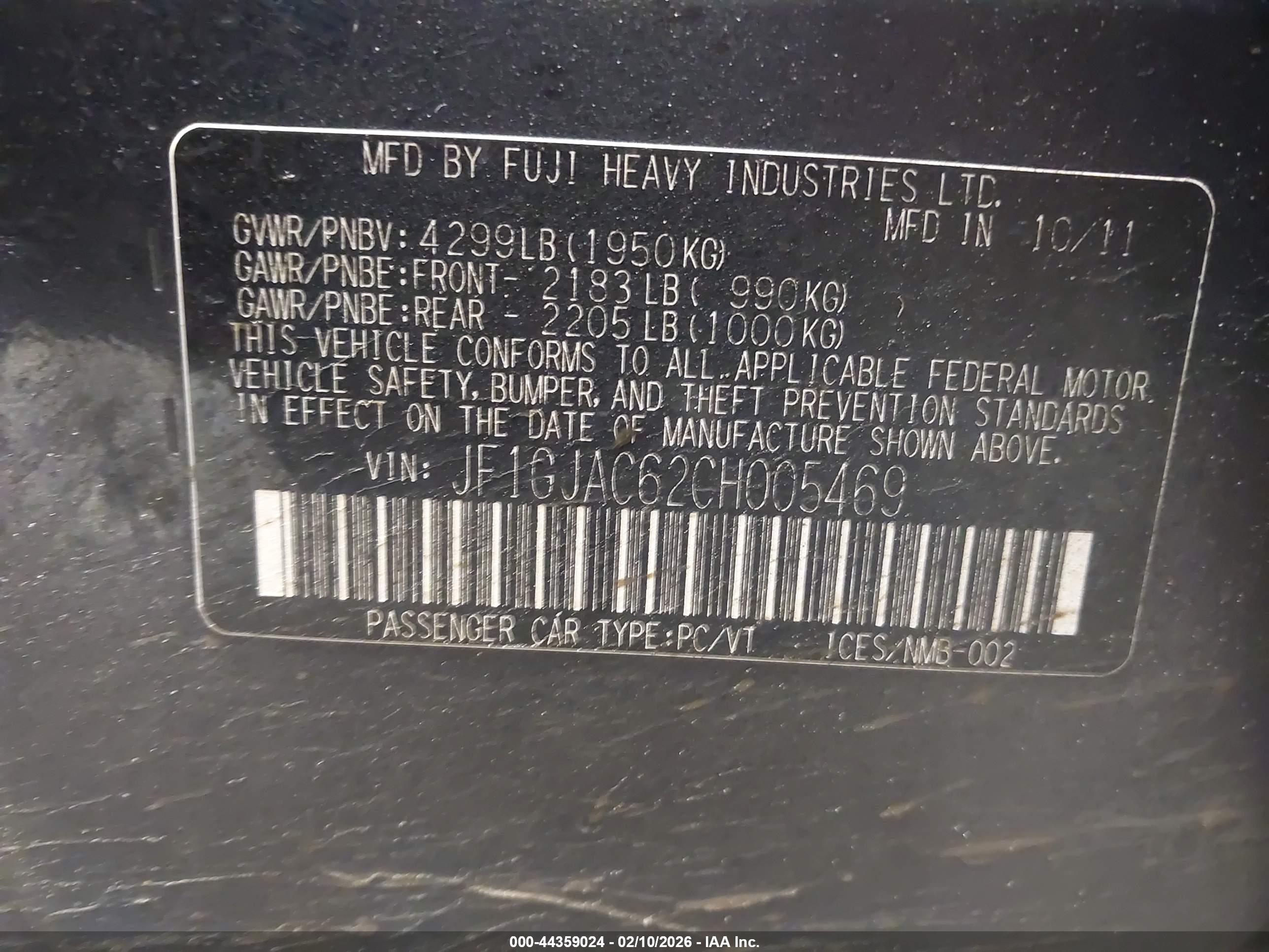 SUBARU IMPREZA image 9