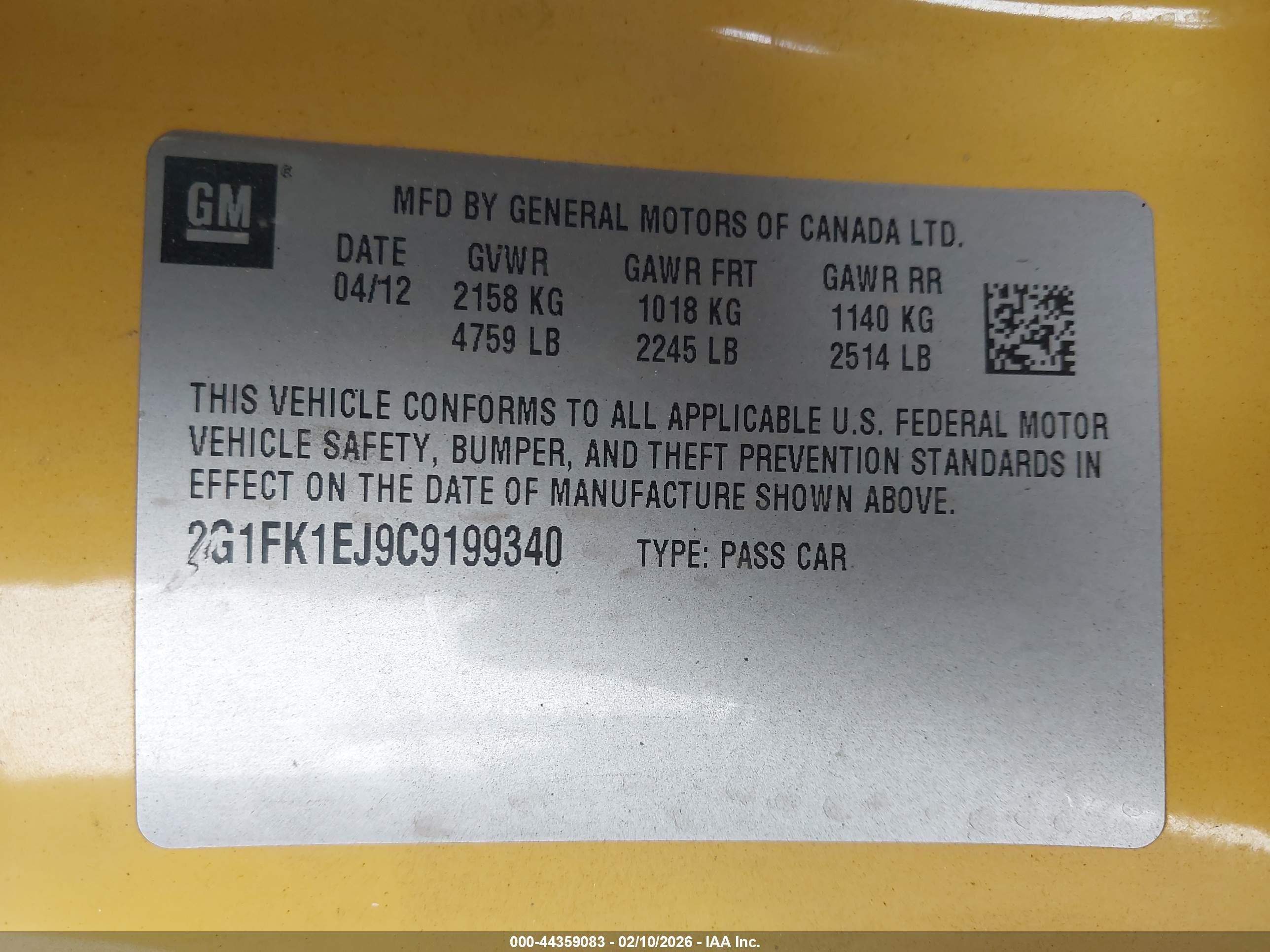 CHEVROLET CAMARO image 9