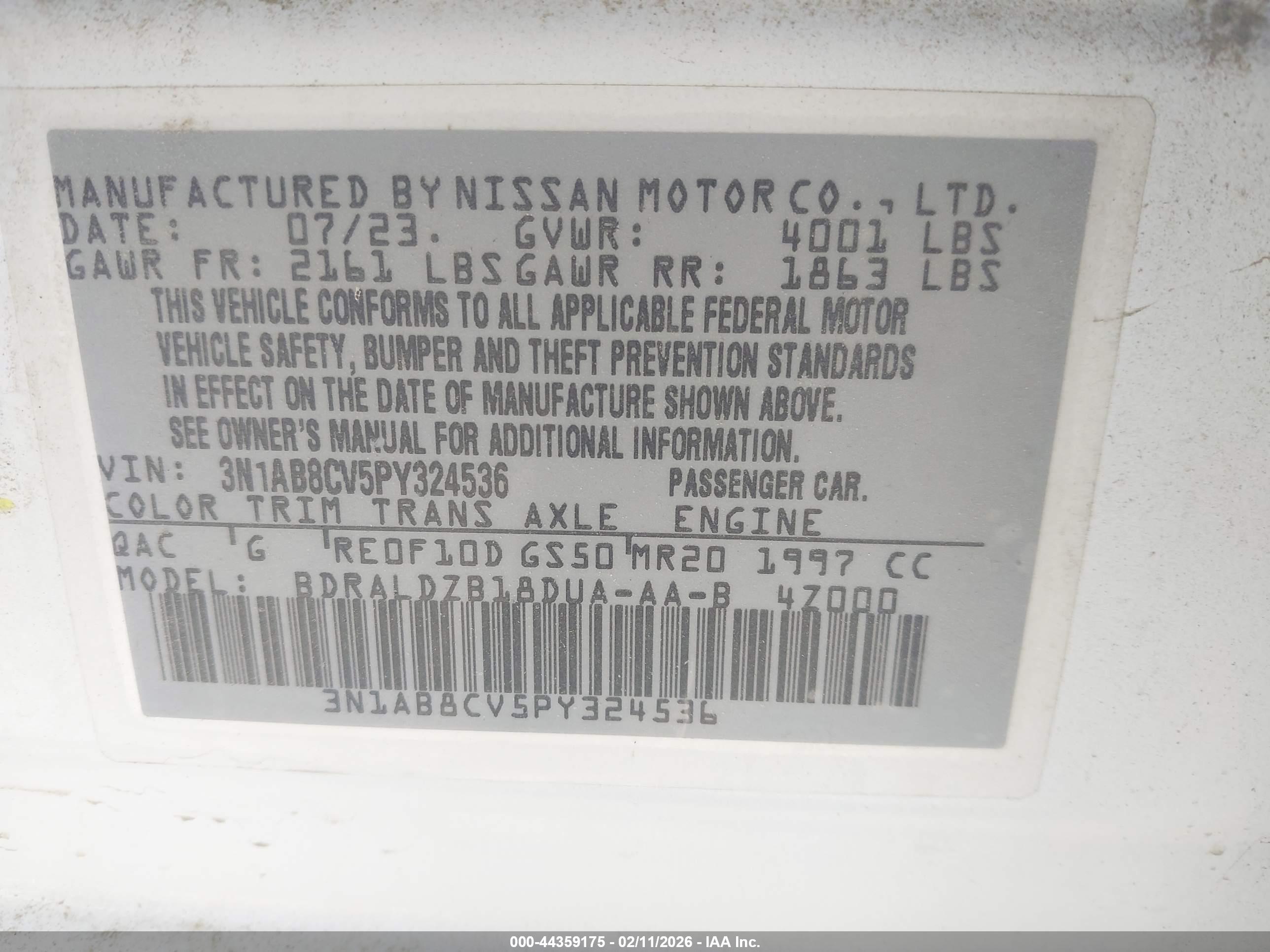 NISSAN SENTRA image 9