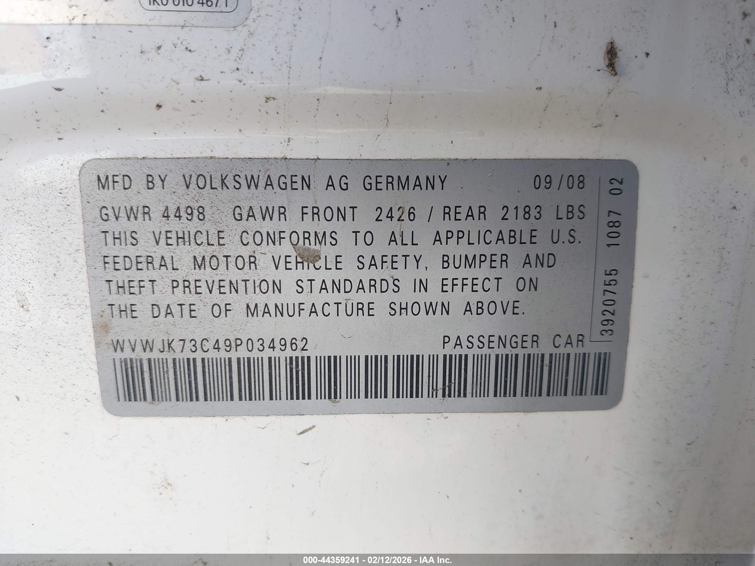 VOLKSWAGEN PASSAT image 9