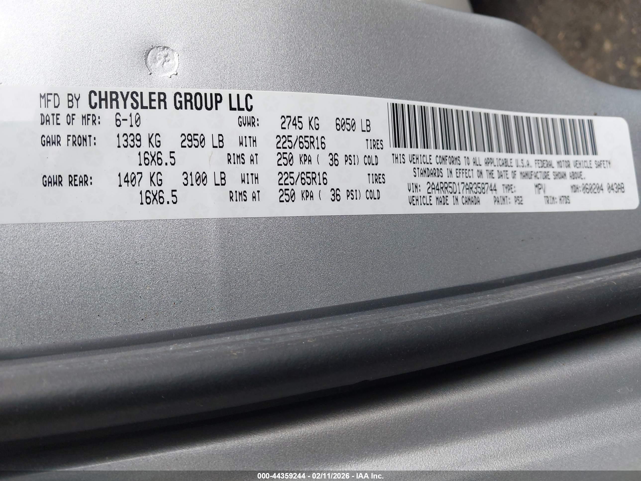 CHRYSLER TOWN image 9