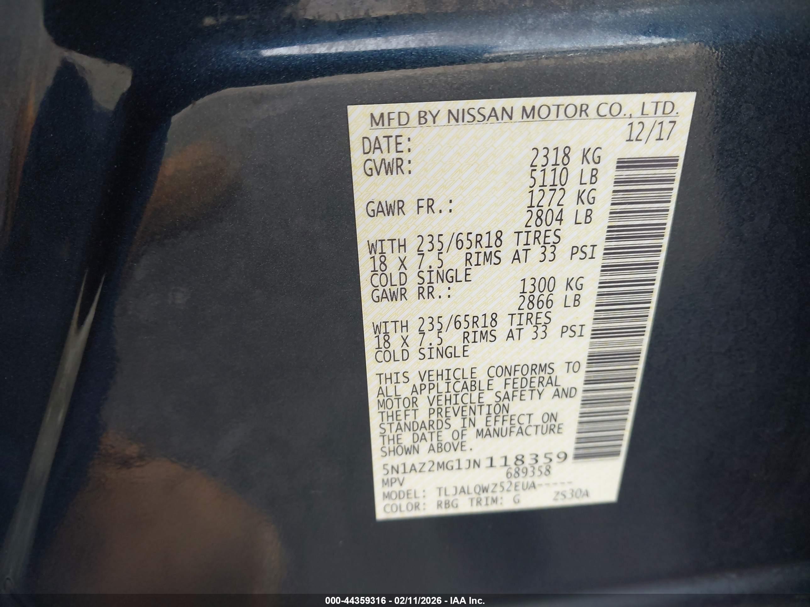 NISSAN MURANO image 9
