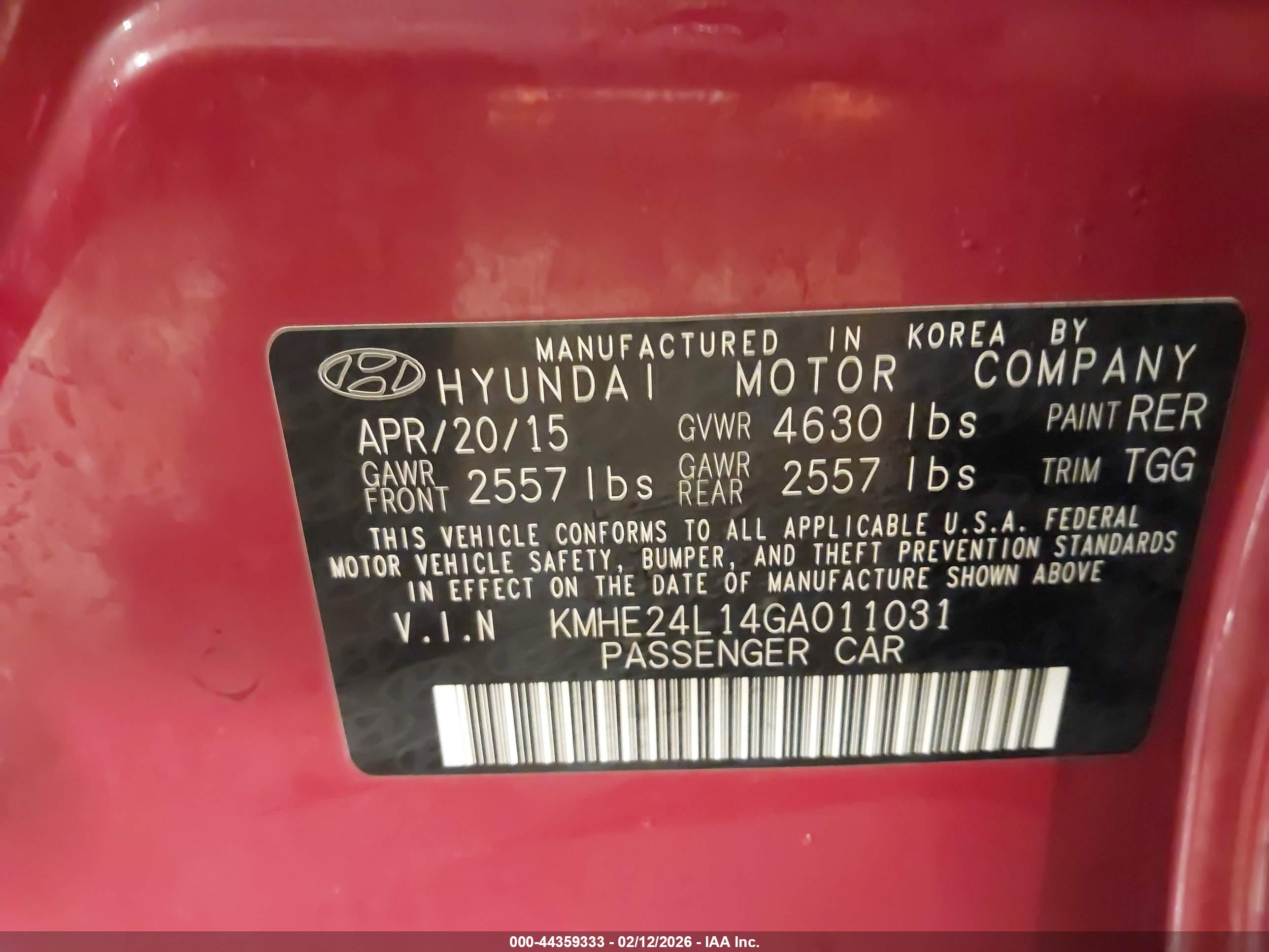 HYUNDAI SONATA image 9
