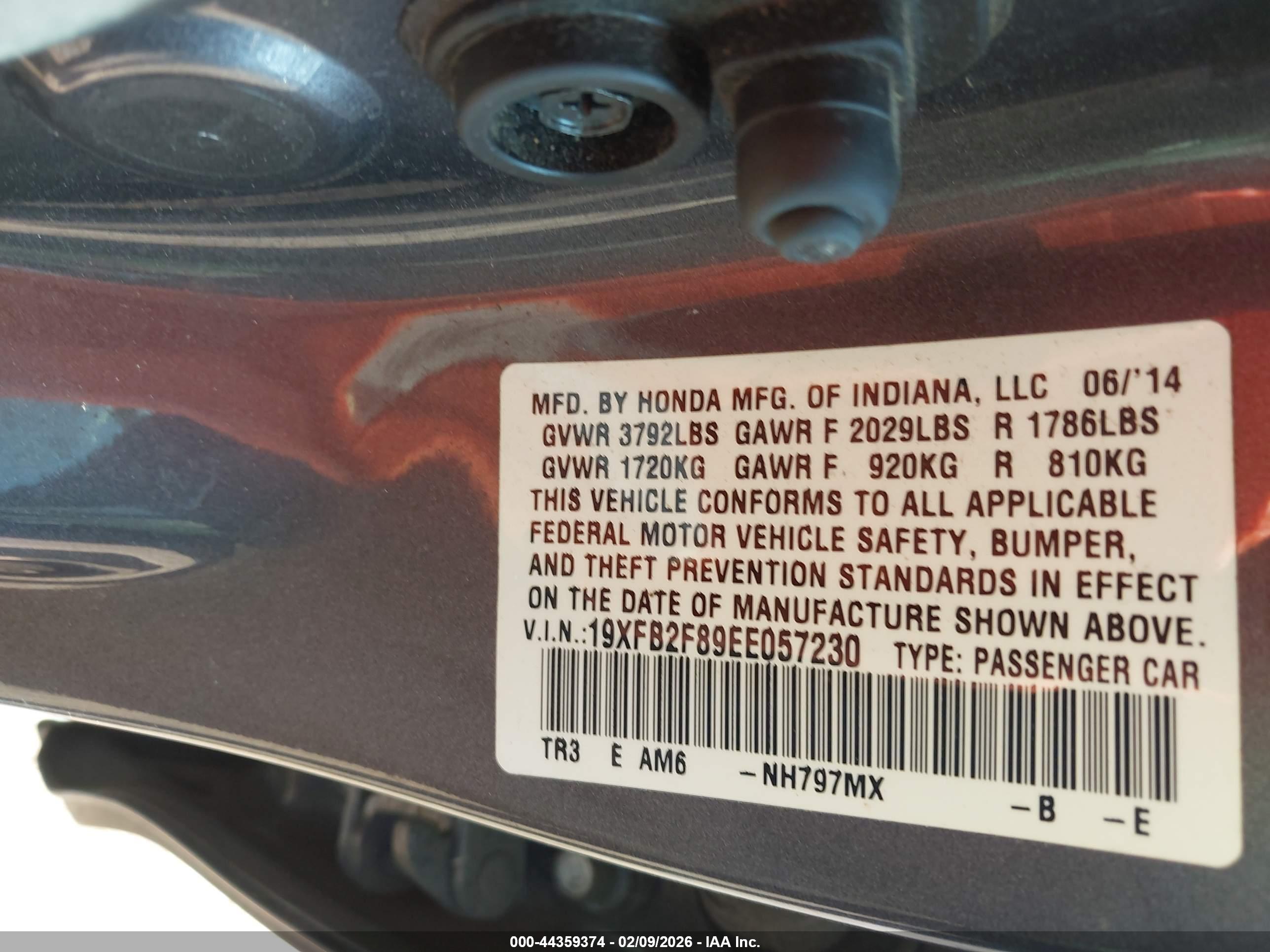 HONDA CIVIC image 9