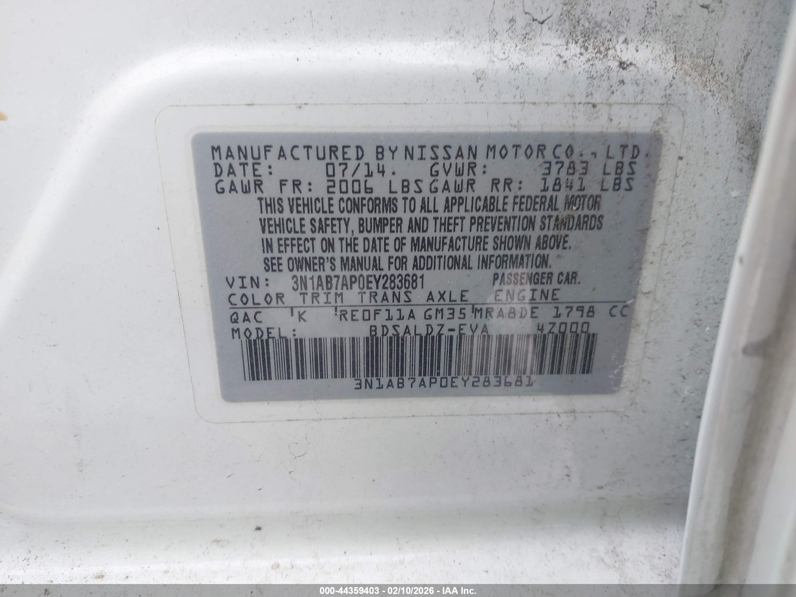 NISSAN SENTRA image 9