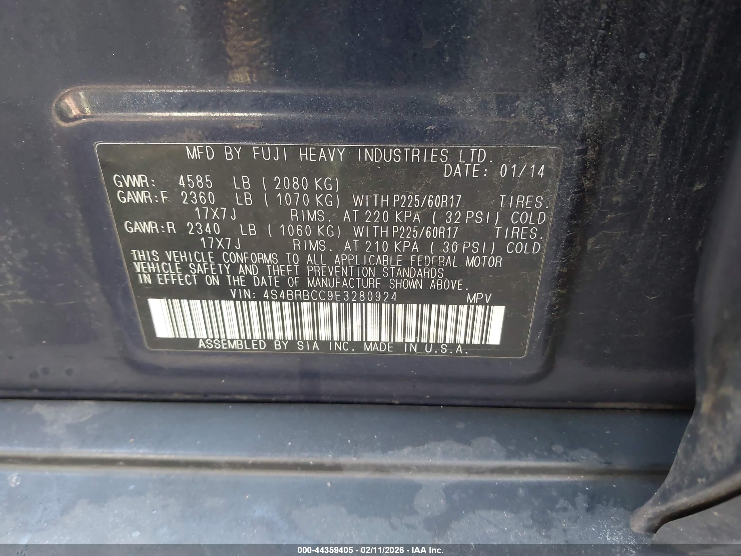 SUBARU OUTBACK image 9