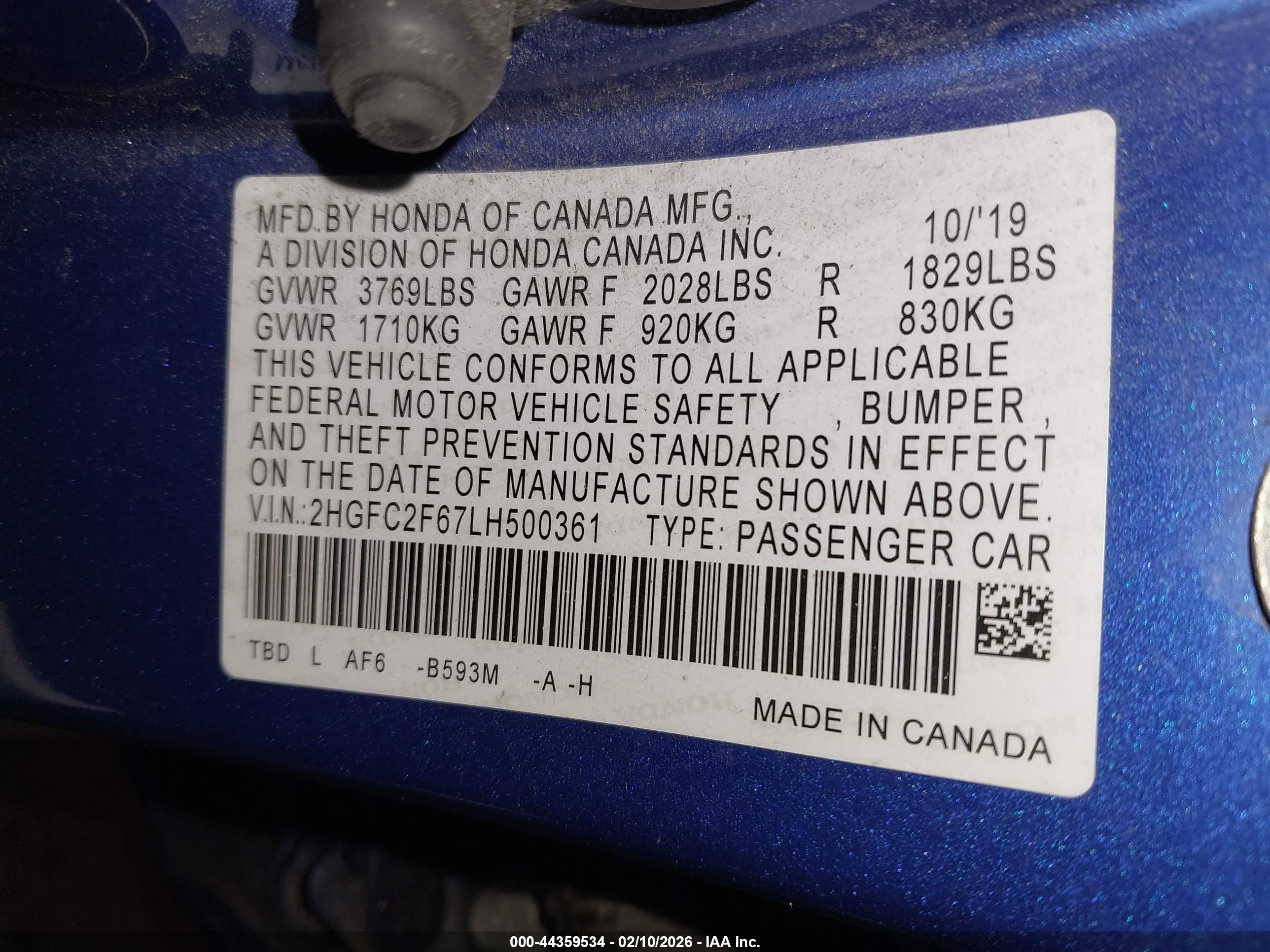 HONDA CIVIC image 9