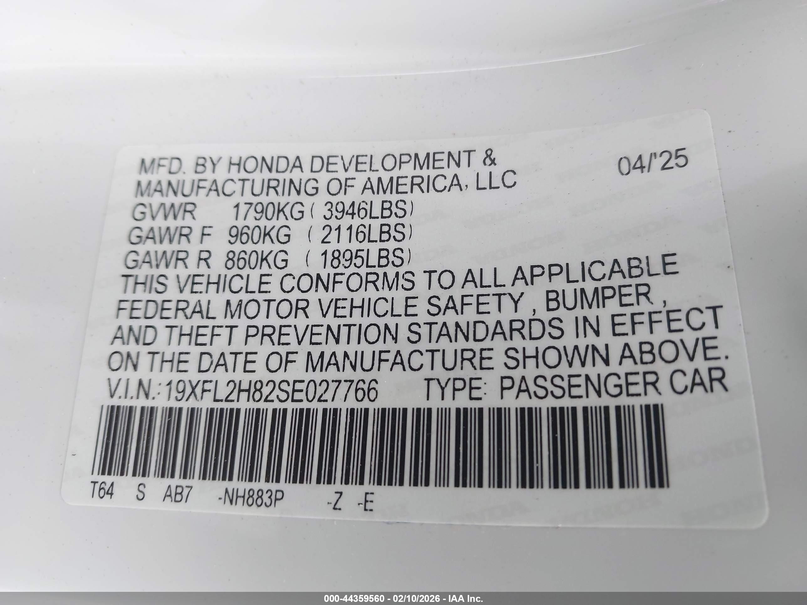 HONDA CIVIC image 9