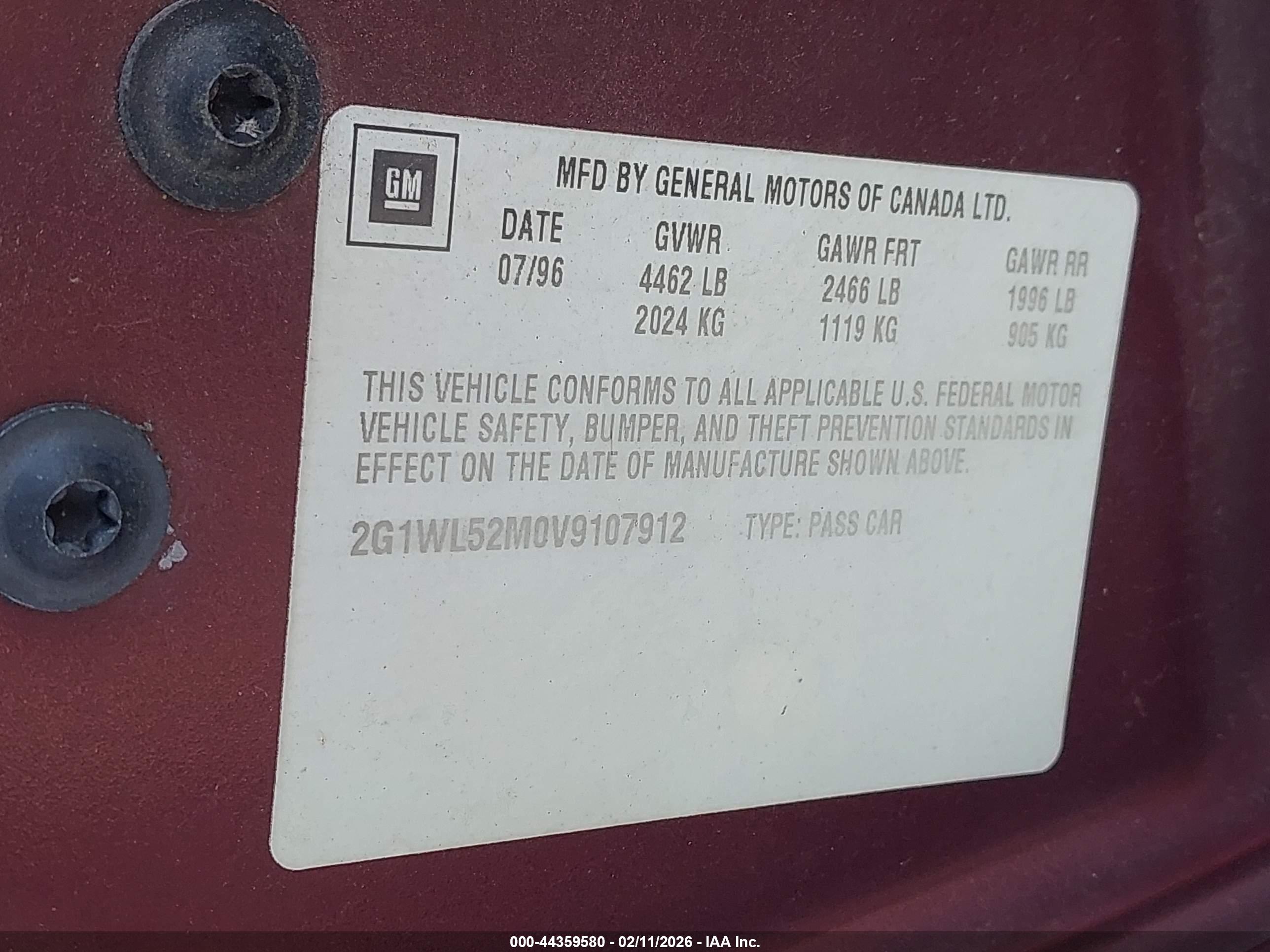 CHEVROLET LUMINA image 9