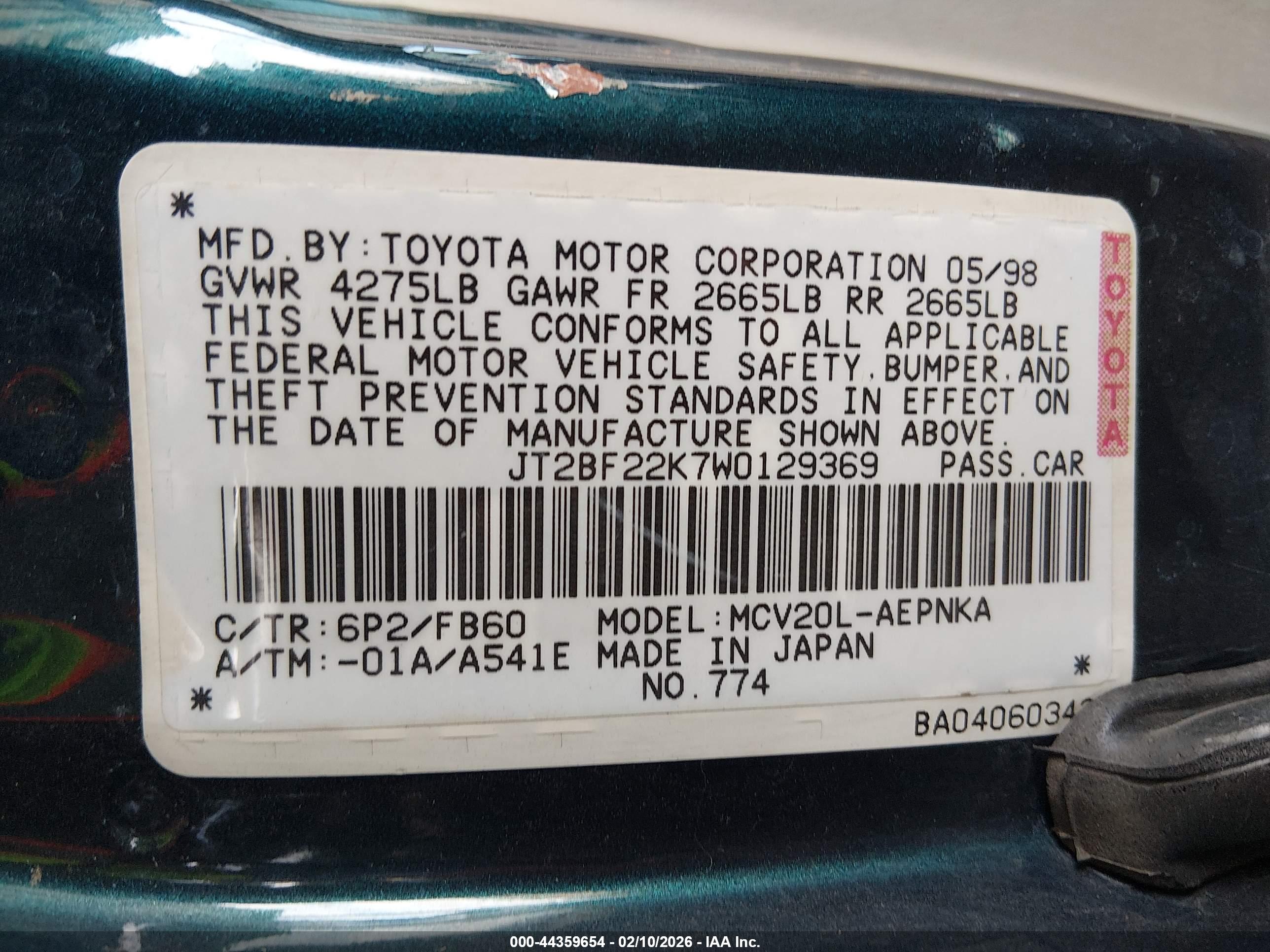 TOYOTA CAMRY image 9