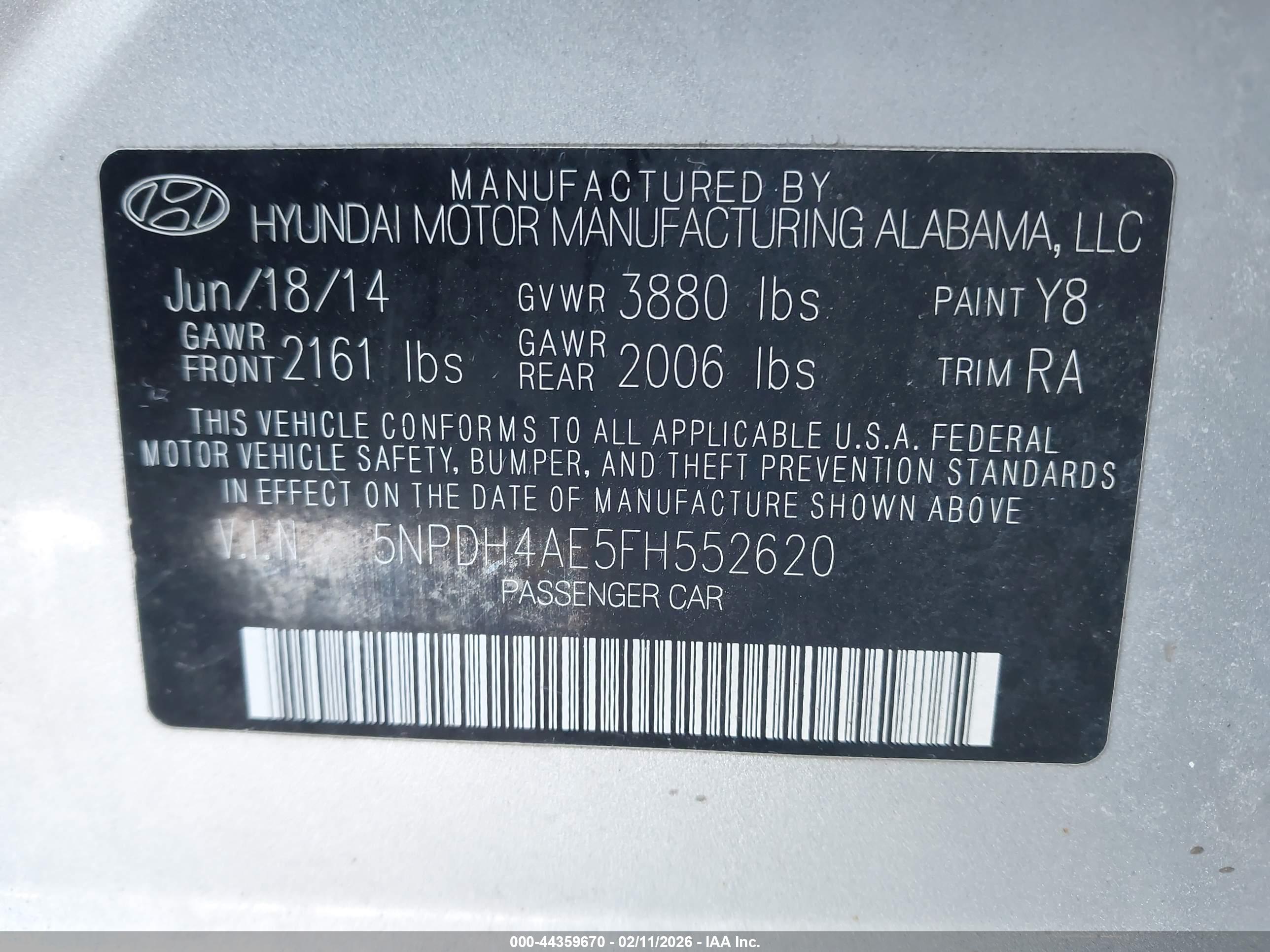 HYUNDAI ELANTRA image 9
