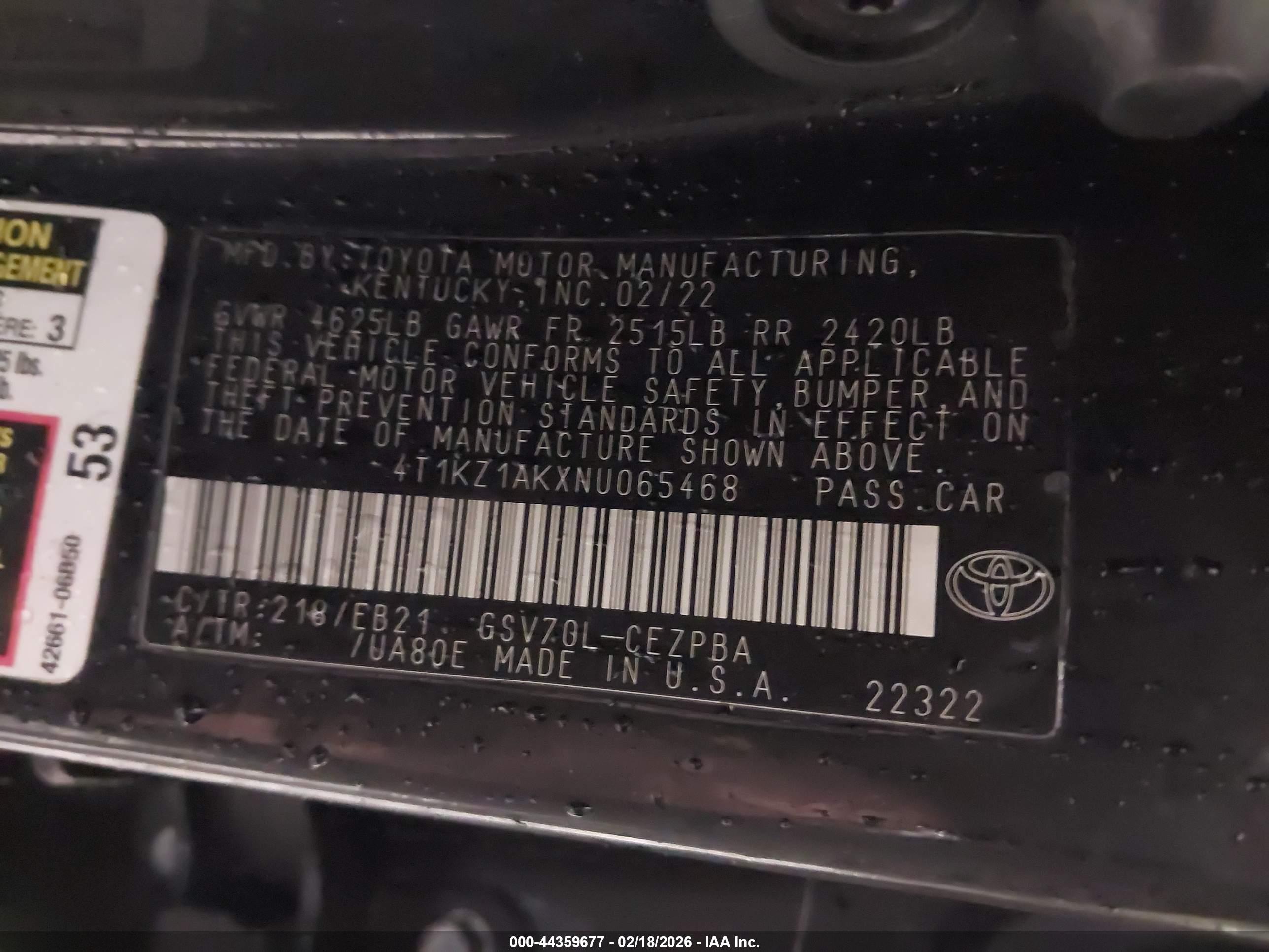 TOYOTA CAMRY image 9